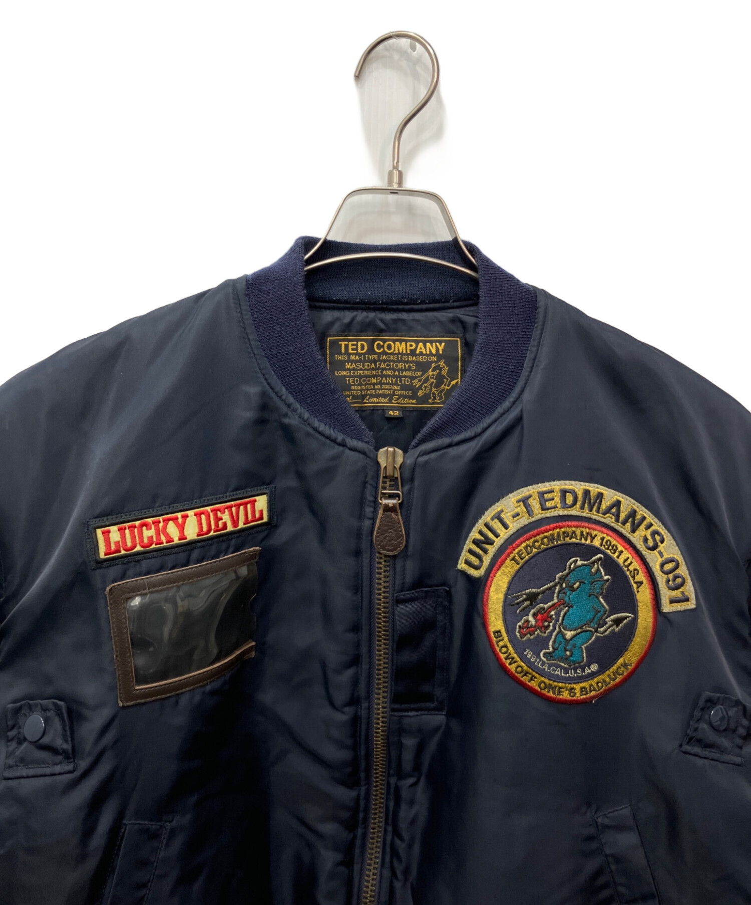 中古・古着通販】TED COMPANY (テッドカンパニー) ワッペン付MA-1