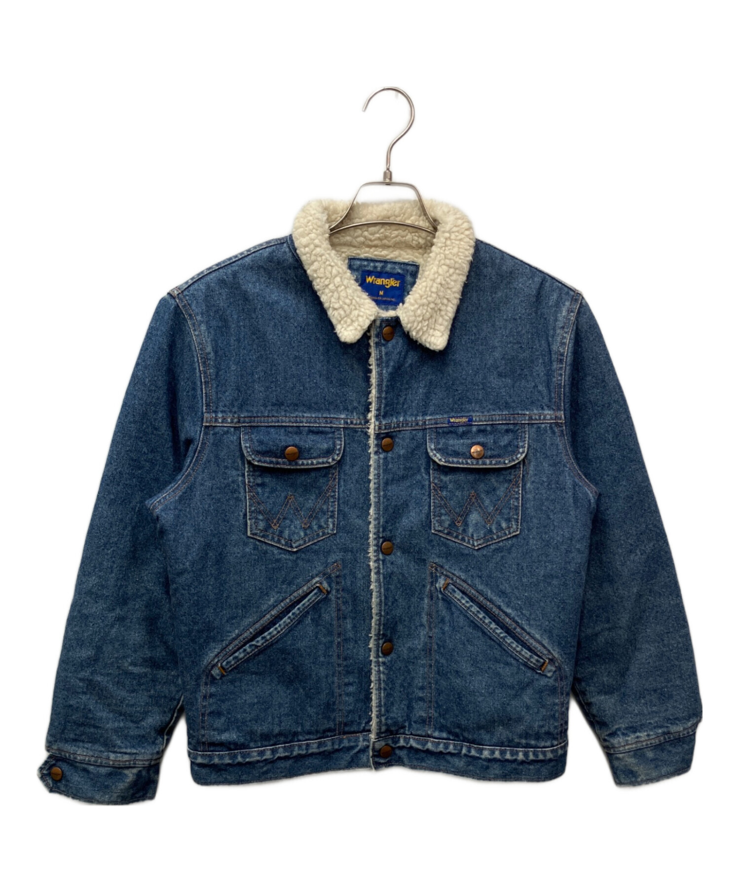 中古・古着通販】Wrangler (ラングラー) ボアライナーデニムジャケット 