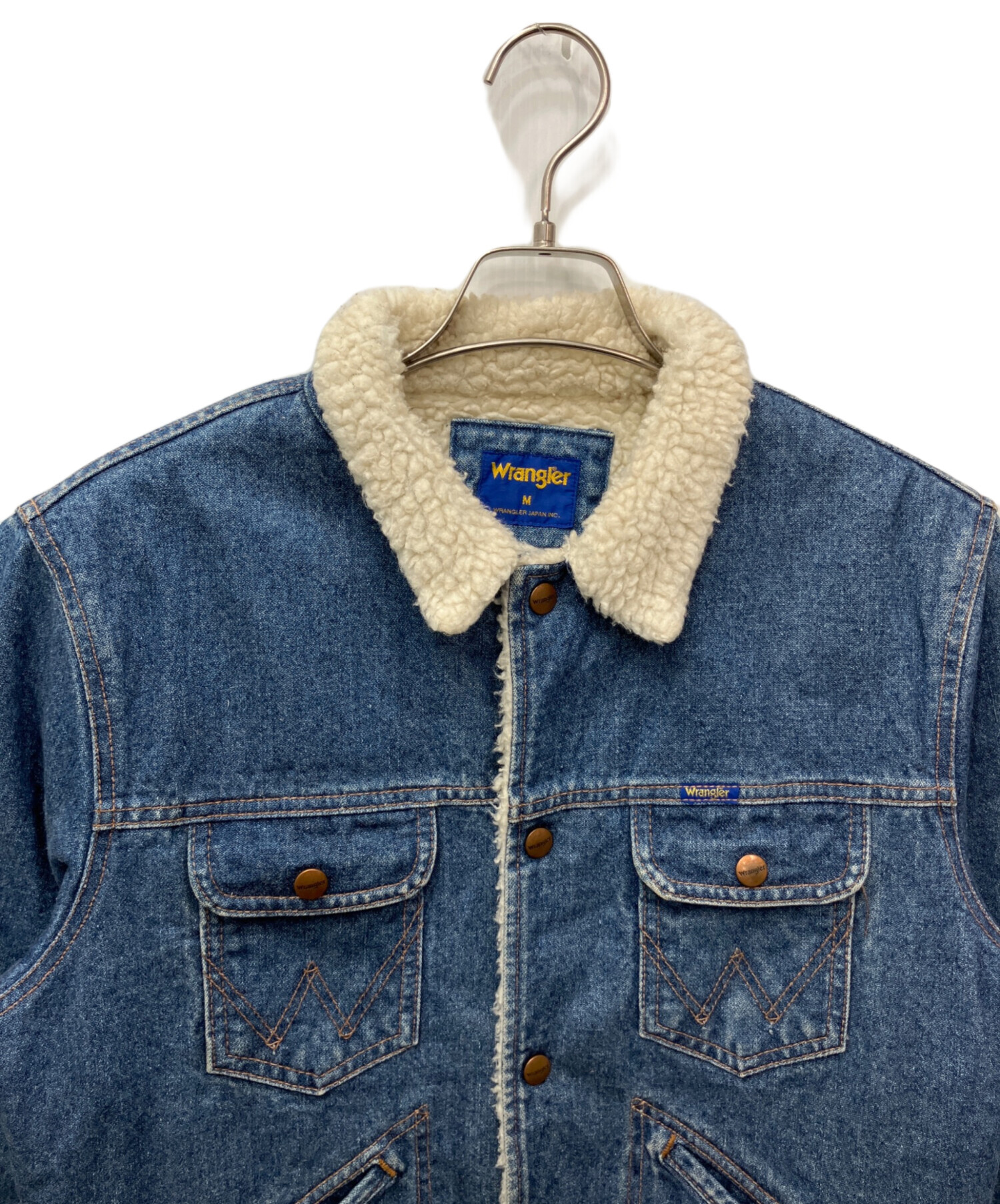 中古・古着通販】Wrangler (ラングラー) ボアライナーデニムジャケット 