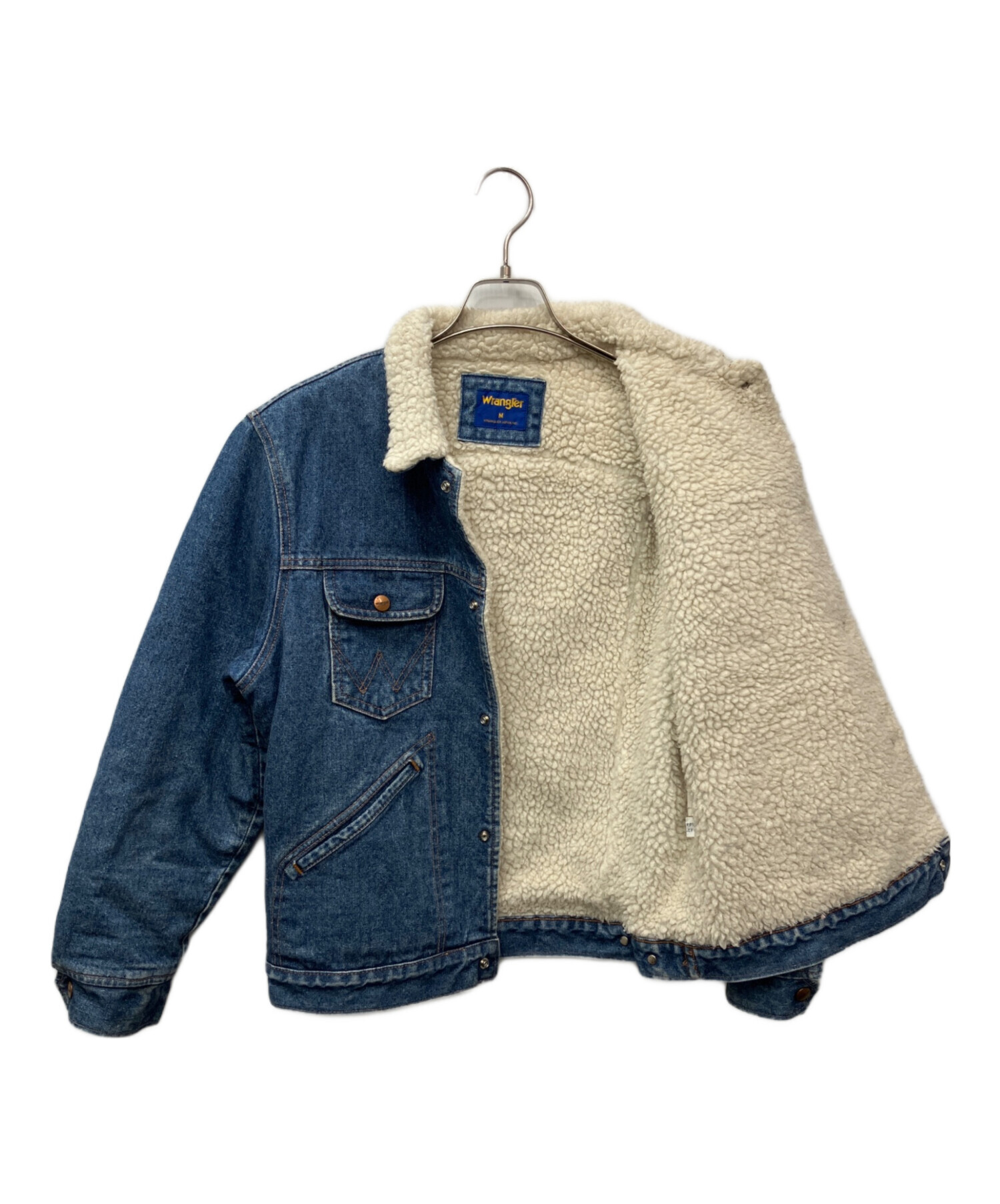 中古・古着通販】Wrangler (ラングラー) ボアライナーデニムジャケット 