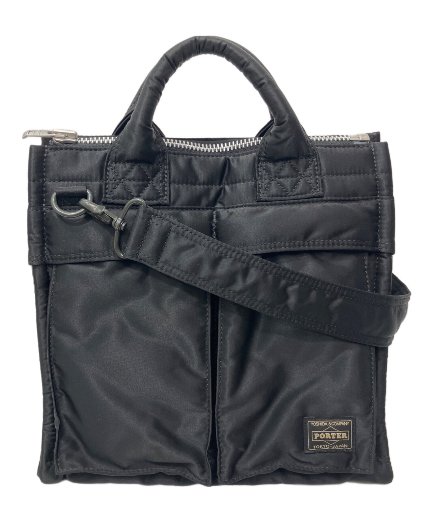 中古・古着通販】PORTER (ポーター) SQUARE TOTE BAG / 2wayスクエア