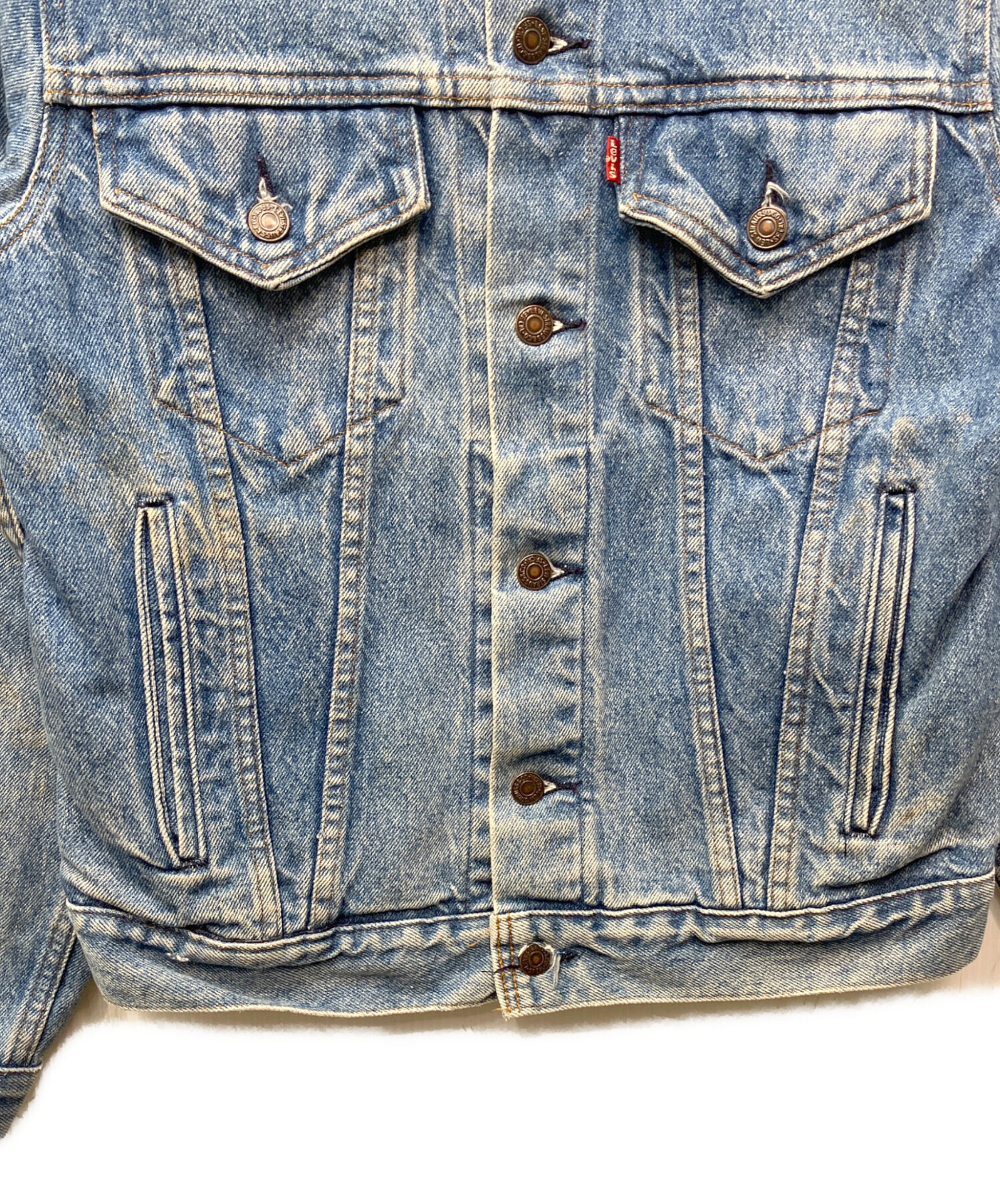 中古・古着通販】LEVI'S (リーバイス) デニムジャケット スカイブルー