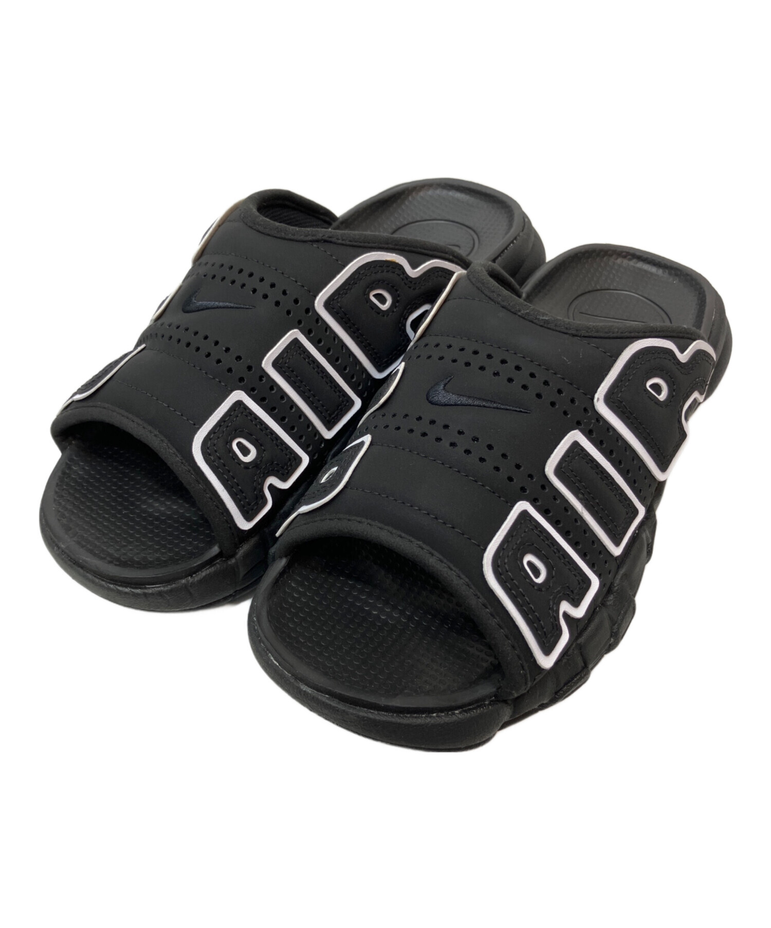 【中古 箱無し】NIKE AIR MORE UPTEMPO SLIDE サンダル 中古・古着通販】NIKE (ナイキ) Air MORE UPTEMPO Slide ブラック