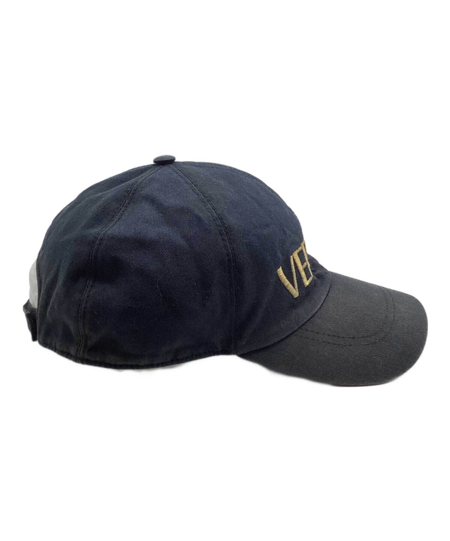 ヴェルサーチ　キャップ　ブラック 中古・古着通販】VERSACE (ヴェルサーチ) キャップ ブラック｜ブランド