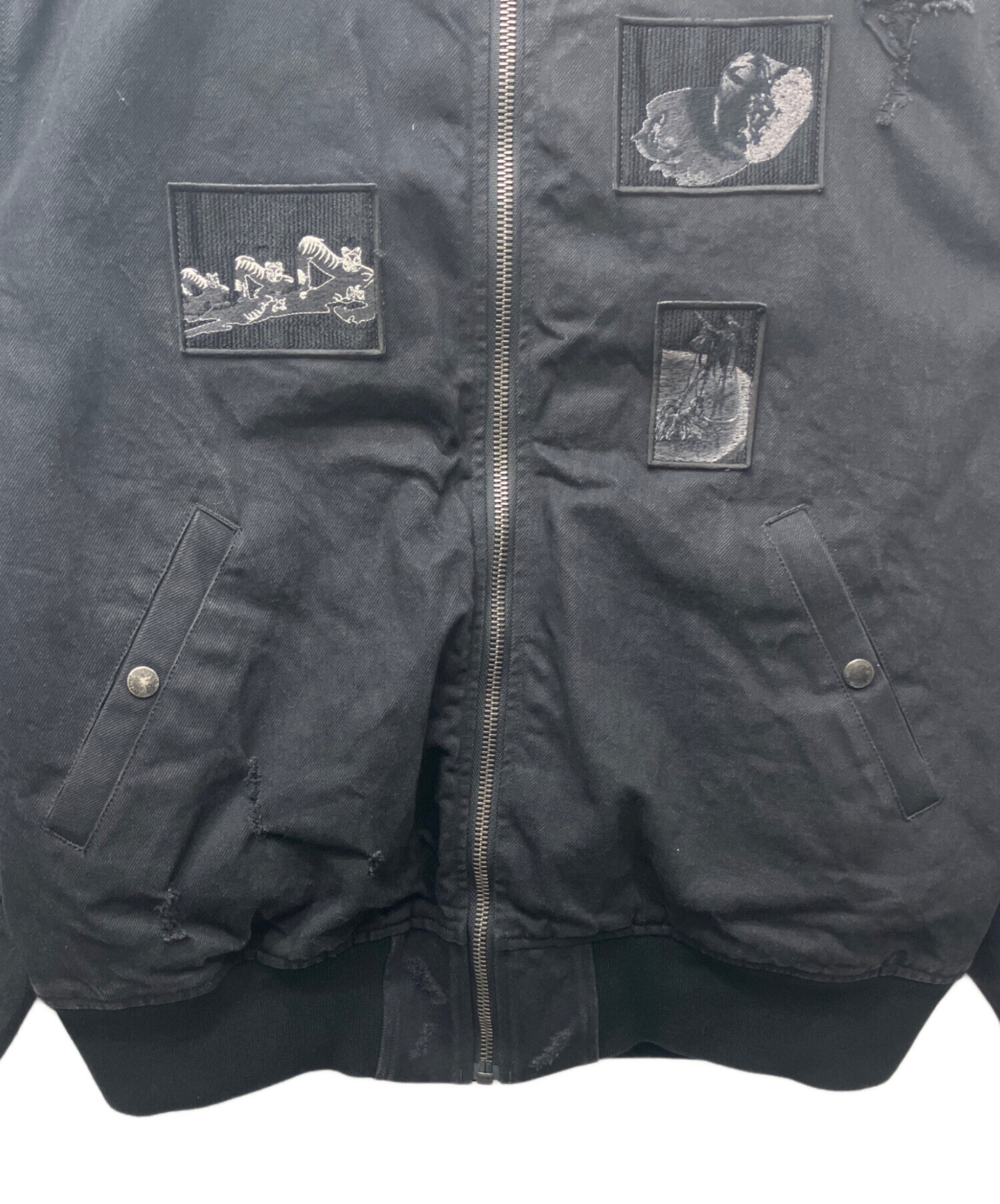 中古・古着通販】CHRISTIAN DADA (クリスチャンダダ) BOMBER DAMAGED