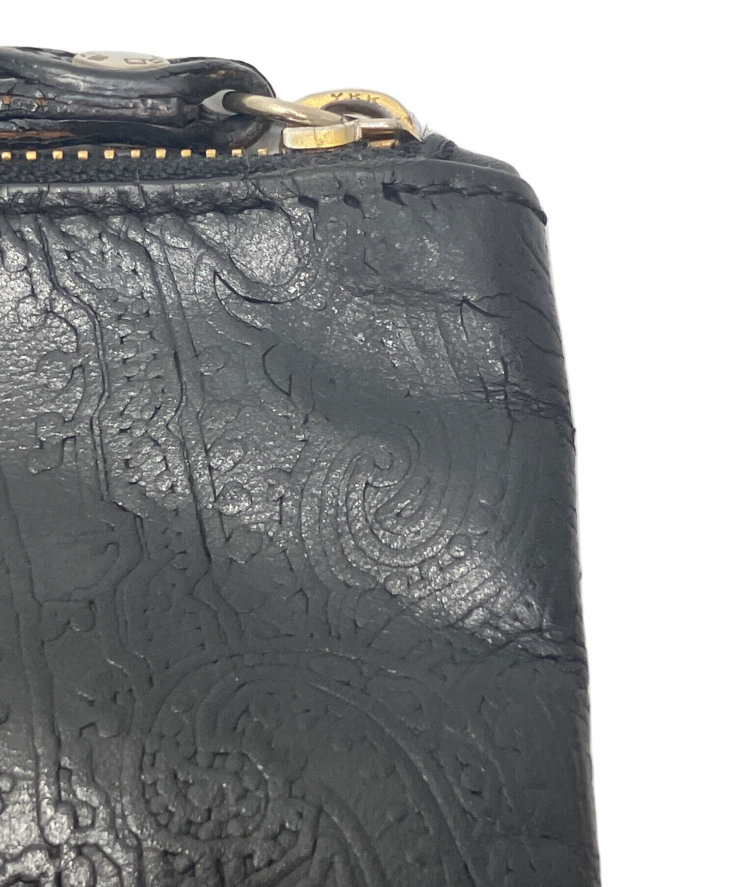 中古・古着通販】ETRO (エトロ) ペイズリー柄クラッチバッグ ブラック