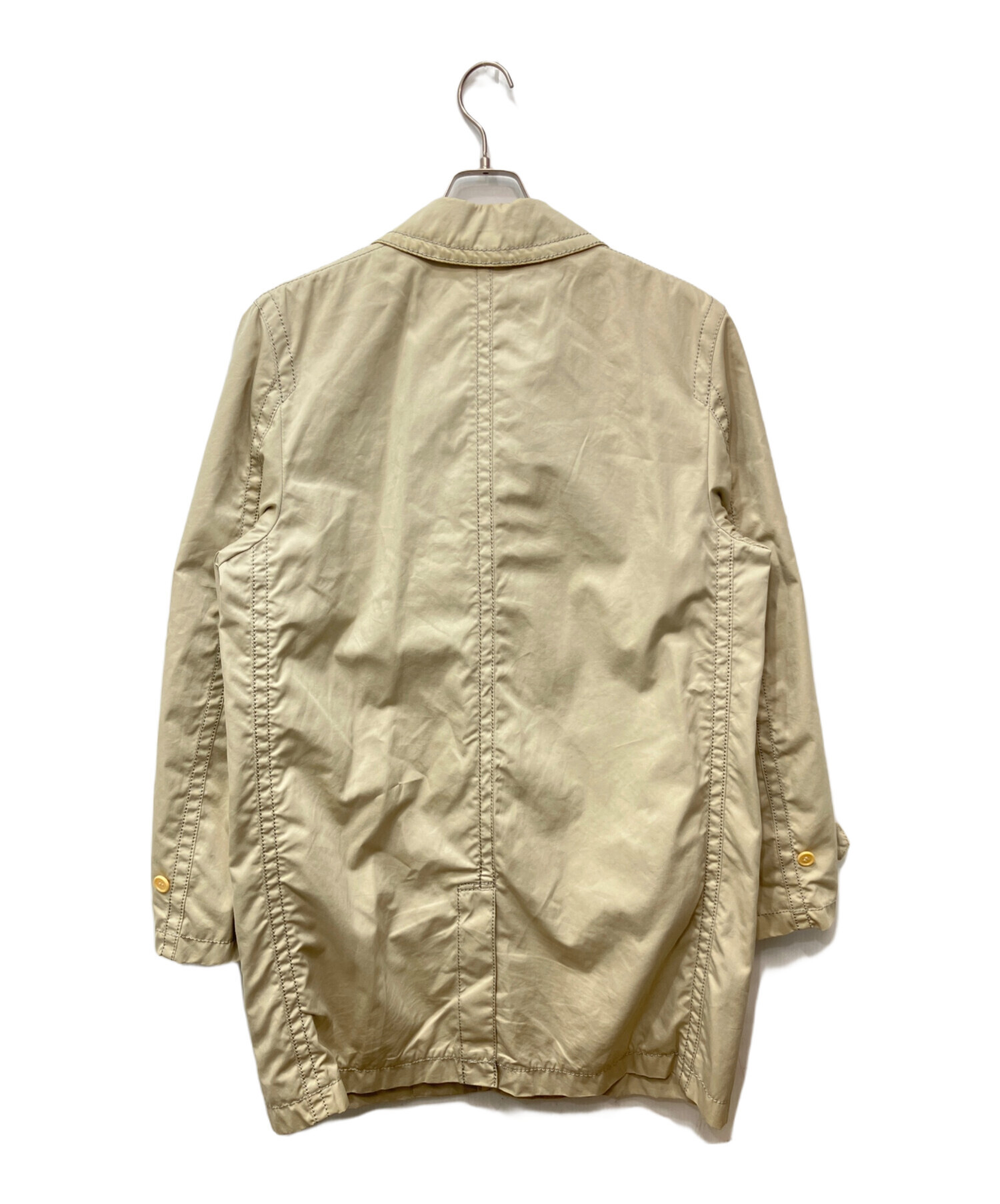 comme des garcons homme ステンカラーコート ベージュ M 中古・古着通販】COMME des GARCONS HOMME (コムデギャルソン オム