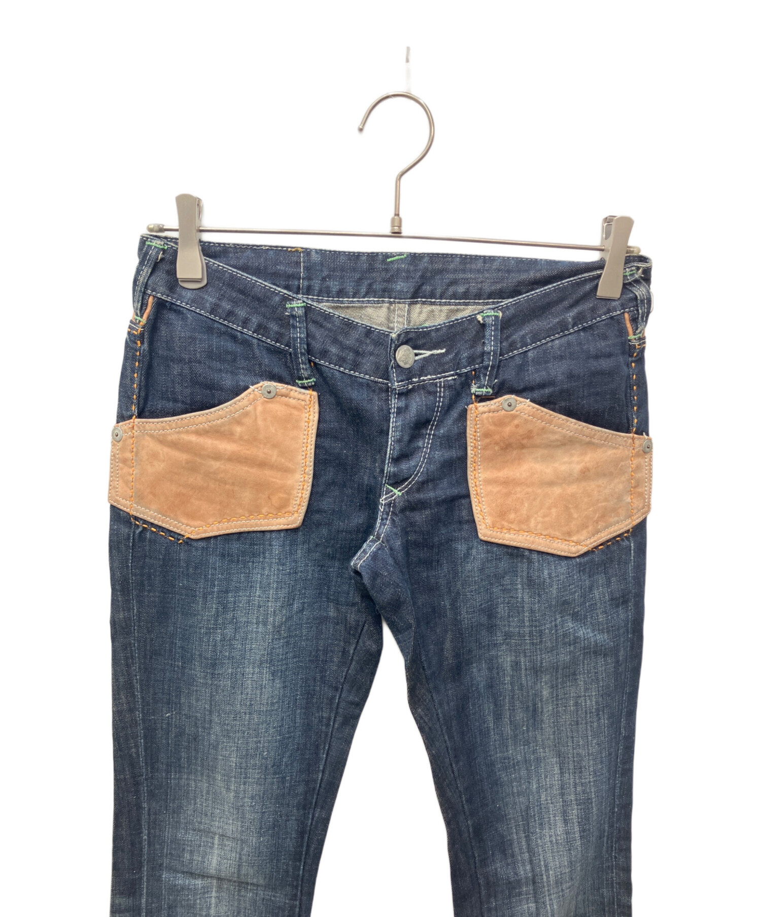 中古・古着通販】EVISU PARIS (エヴィス パリス) レザーパッチカモメ
