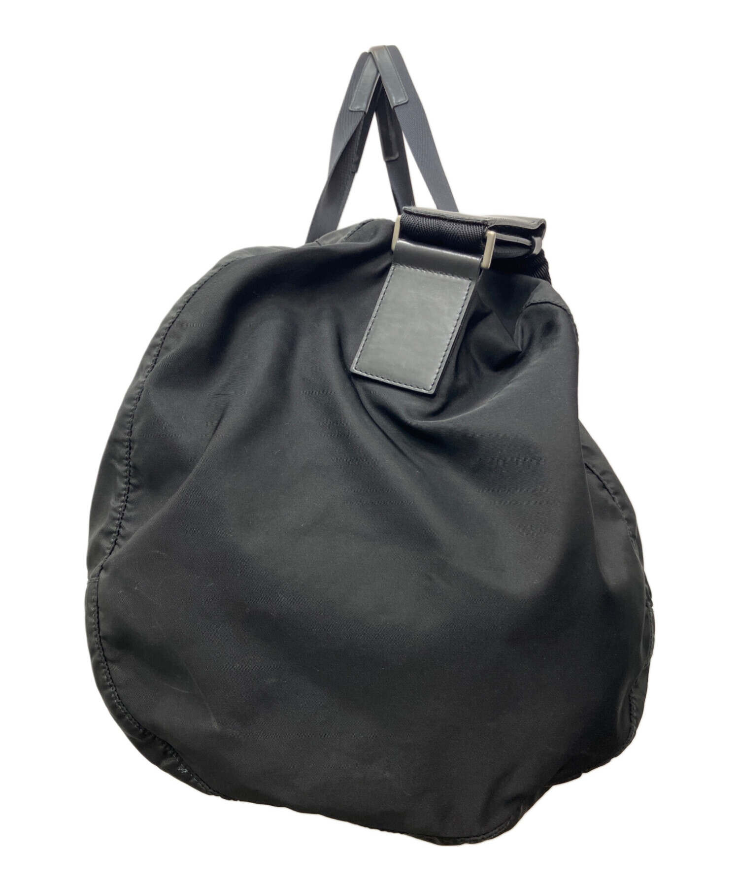 【美品】プラダスポーツ 2way ボストンバッグ ハンドバッグ ナイロン 肩掛け 中古・古着通販】PRADA (プラダ) 2wayナイロンボストンバッグ ブラック