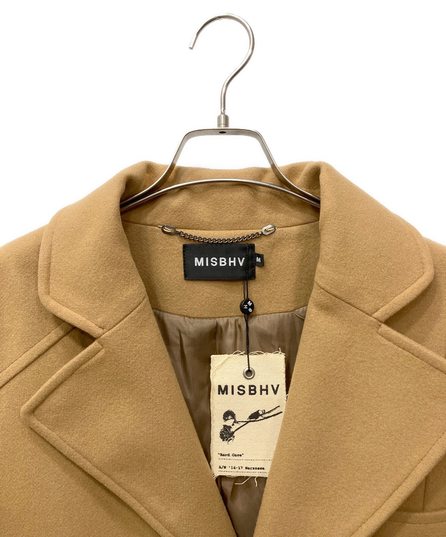 MISBHV 16AW ロングコート パッチ ウールカシミヤブレンド ワッペン 中古・古着通販】MISBHV (ミスビヘイブ) パッチワークチェスターコート