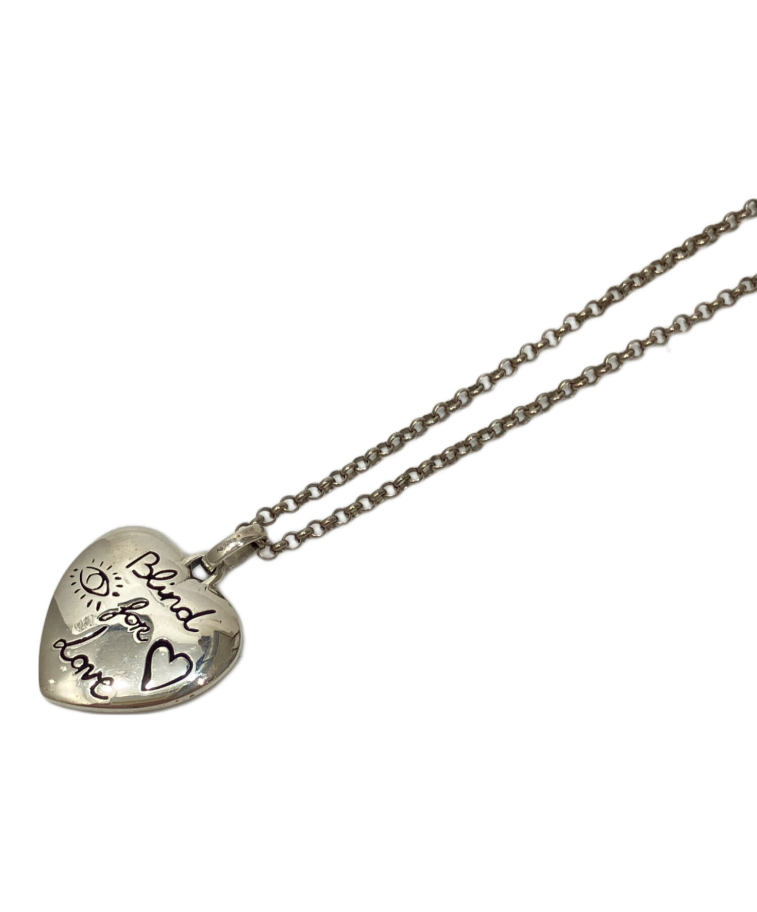 中古・古着通販】GUCCI (グッチ) “Blind for Love”ペンダント