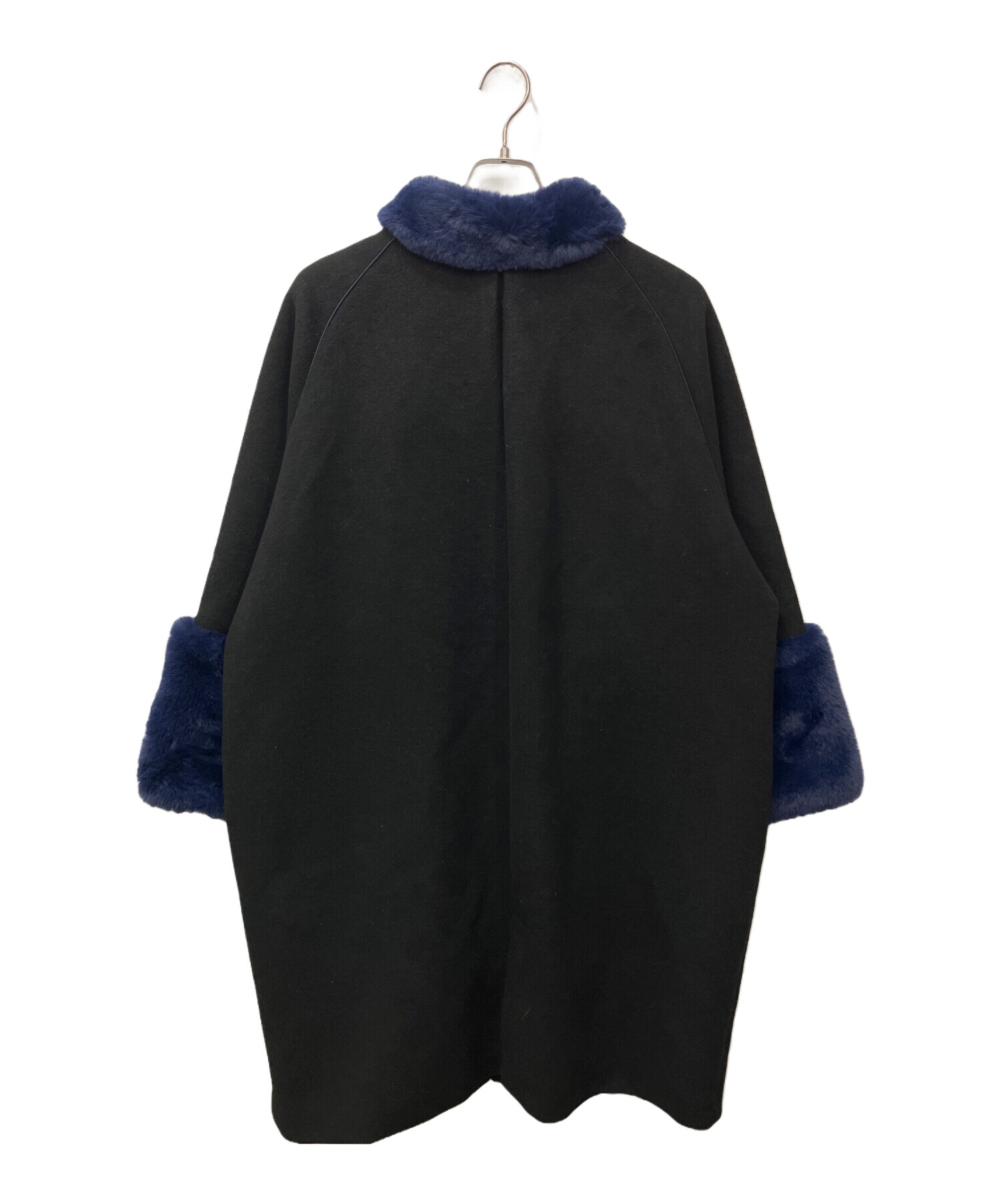 PAMEOPOSE✨パメオポーズ　マンダリンコクーンコート　ファー 中古・古着通販】PAMEO POSE (パメオポーズ) Mandarin Cocoon COAT