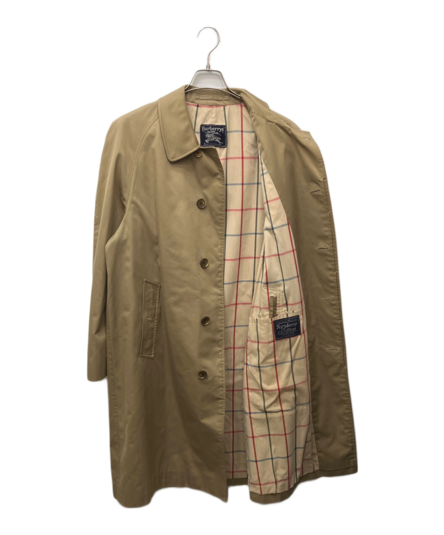 中古・古着通販】Burberry's (バーバリーズ) 裏チェックステンカラー