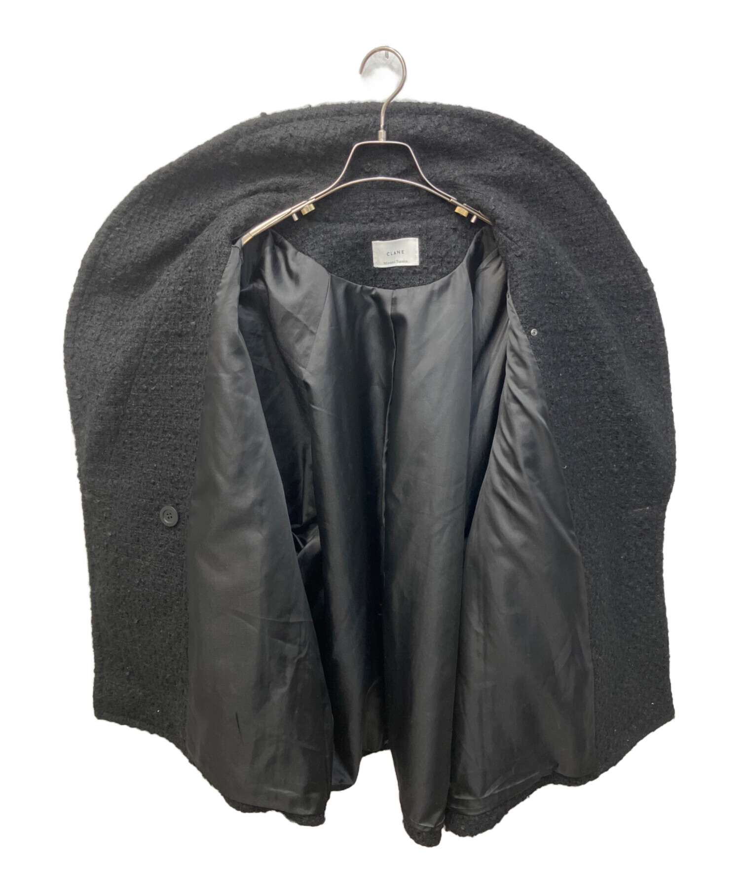 CLANE NEP TWEED  COAT1サイズ新品未使用 中古・古着通販】CLANE (クラネ) OVER TWEED COAT / オーバーツイード