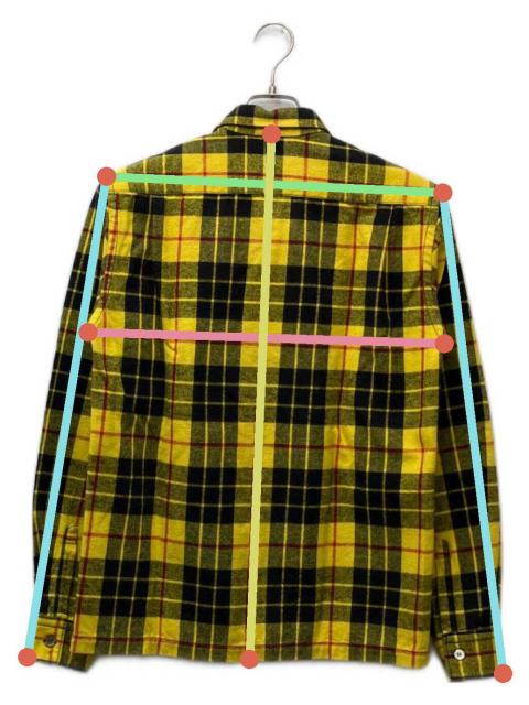 m*a様 激レア　コムデギャルソン ケース　タータン チェック　イエロー× 中古・古着通販】COMME des GARCONS HOMME (コムデギャルソン オム