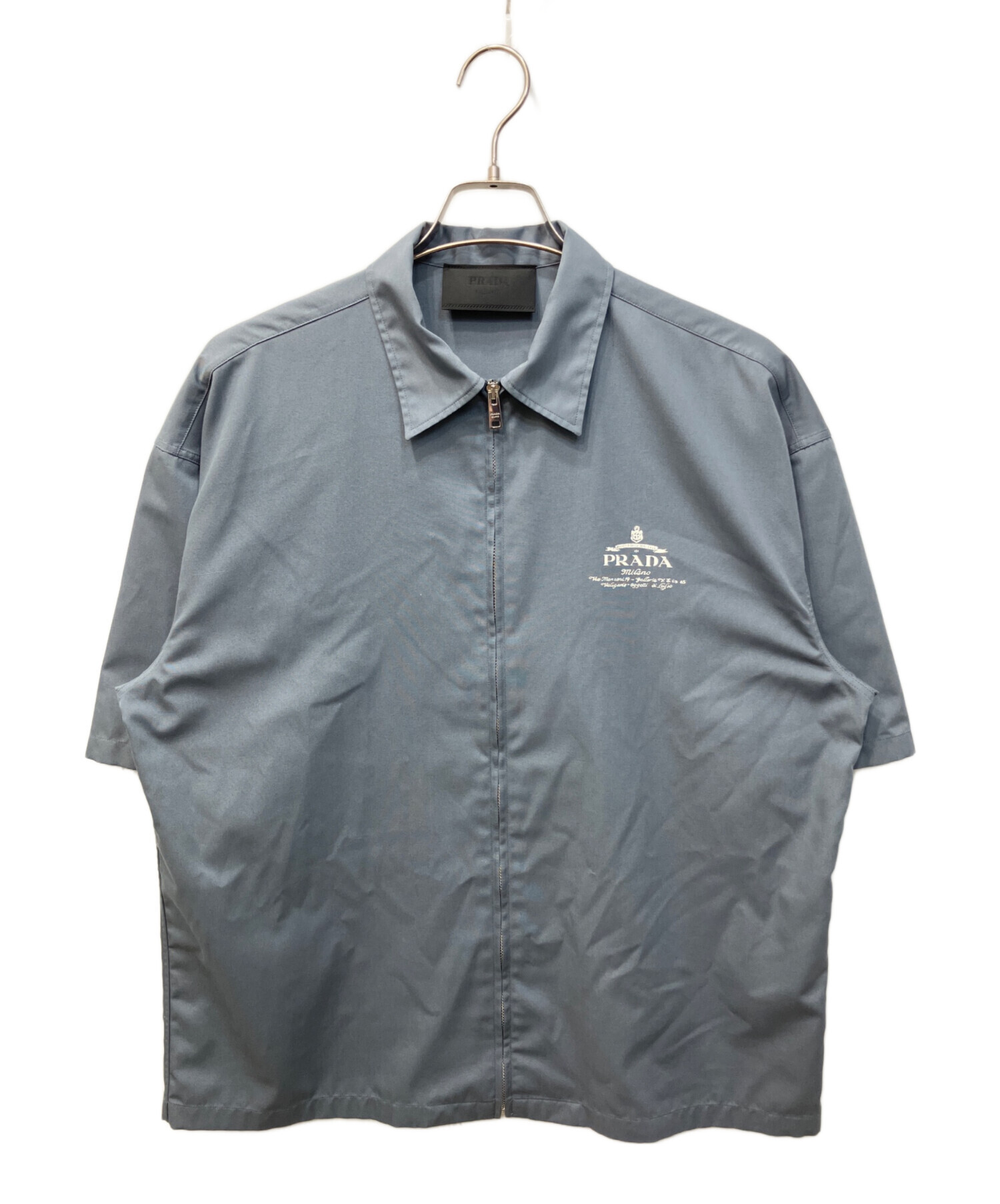 中古・古着通販】PRADA (プラダ) Technical Cotton Short-Sleeve Shirt