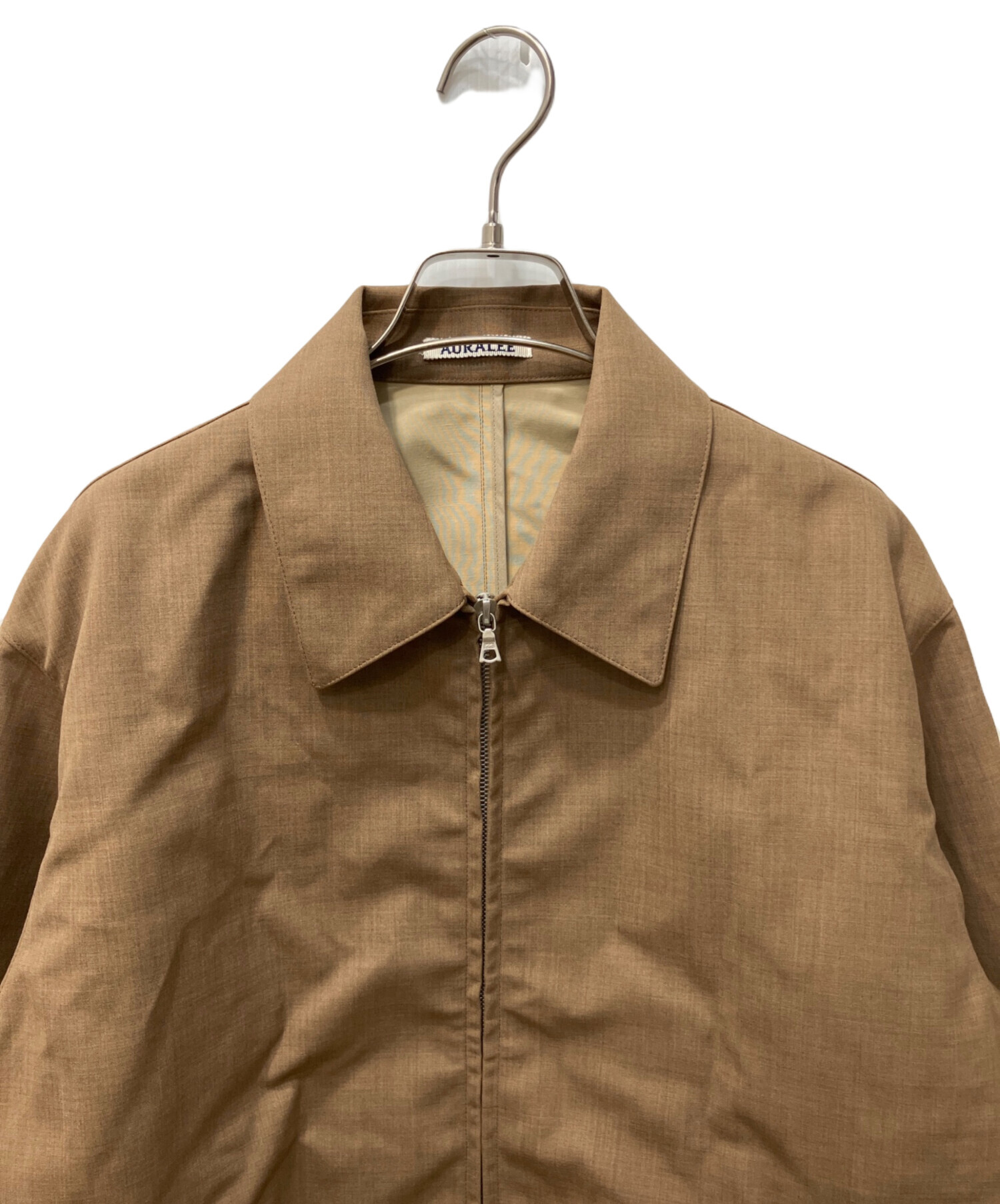 中古・古着通販】AURALEE (オーラリー) BONDED TROPICAL WOOL ZIP