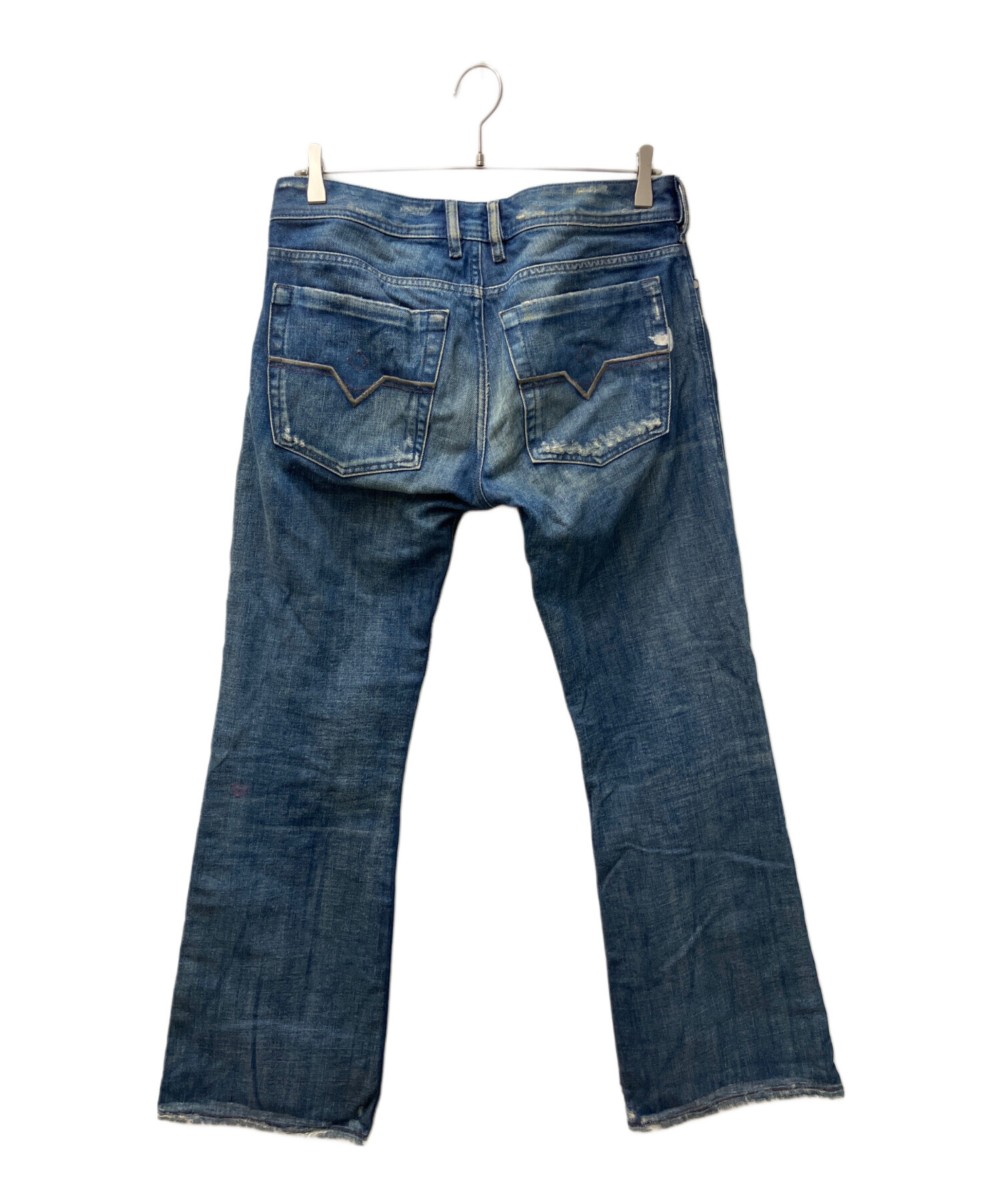 中古・古着通販】DIESEL (ディーゼル) フレアデニムパンツ インディゴ 