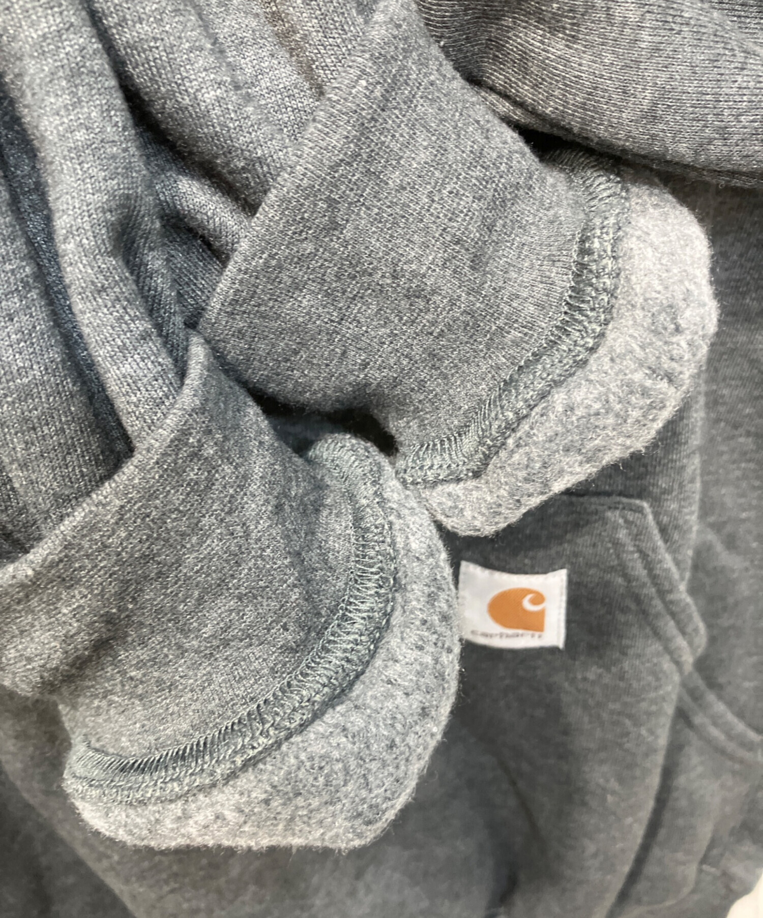中古・古着通販】CarHartt (カーハート) プルオーバーパーカー グレー