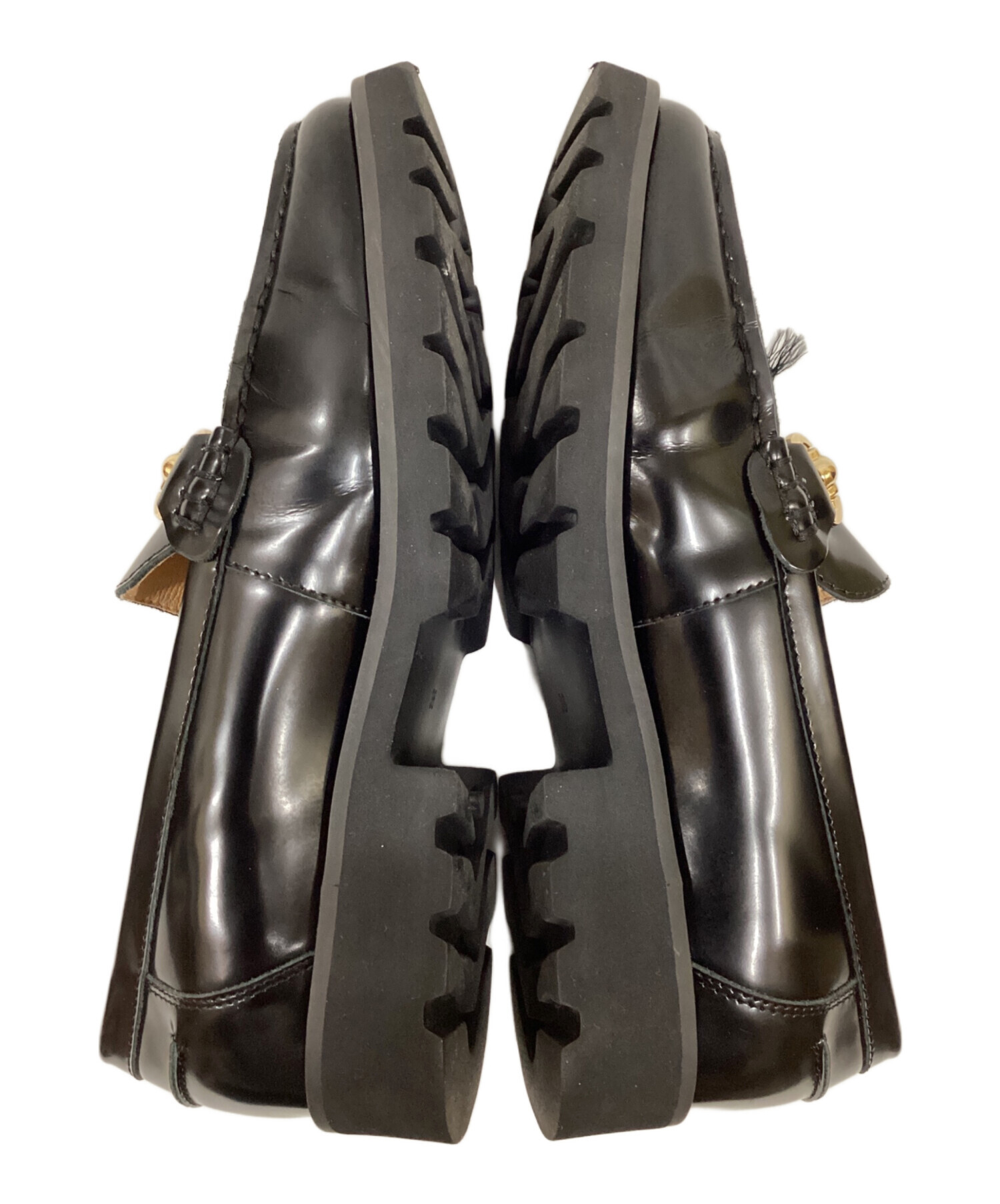 美品 ARTESANOS ビットローファー ブラック 36 中古・古着通販】artesanos (アルテサノス) ビットローファー ブラック