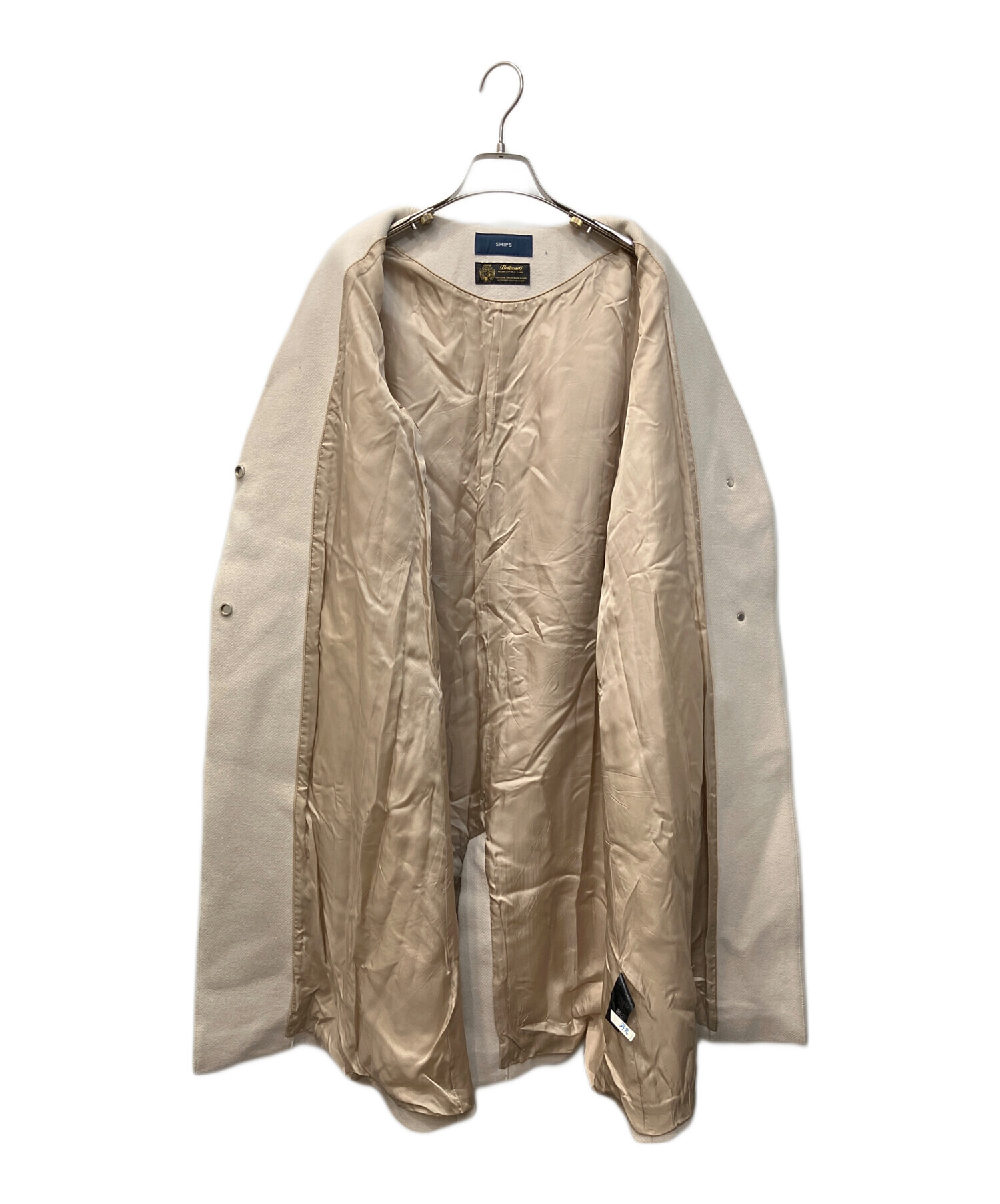 中古・古着通販】SHIPS (シップス) BELLANDI ノーカラーコート