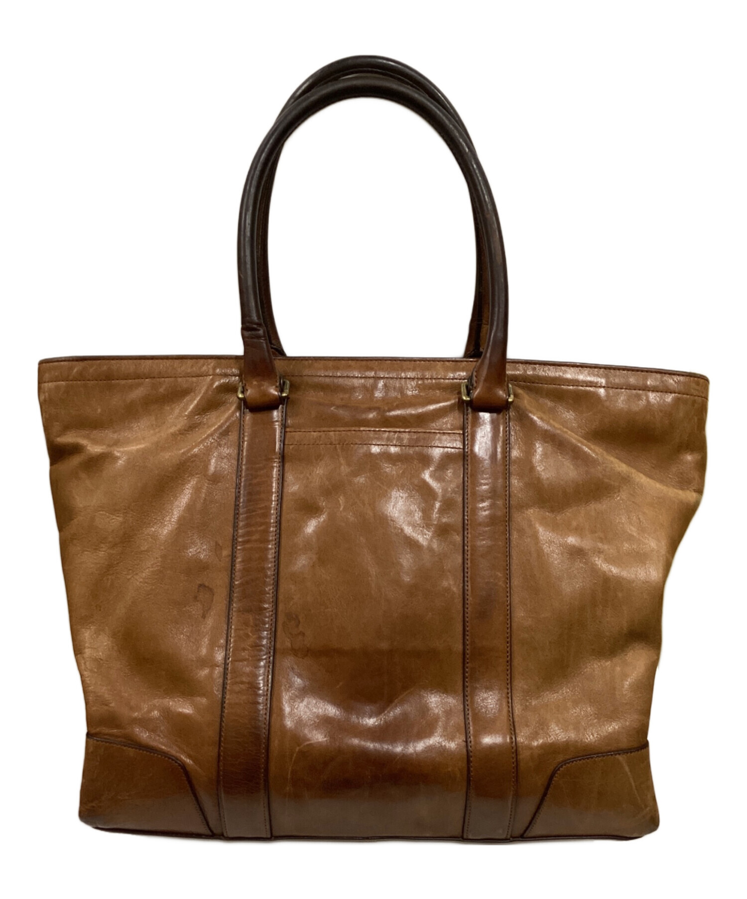 COACH レザー 2WAY ビジネスバッグ トートバッグ 中古・古着通販】COACH (コーチ) ビジネスレザー2wayトートバッグ