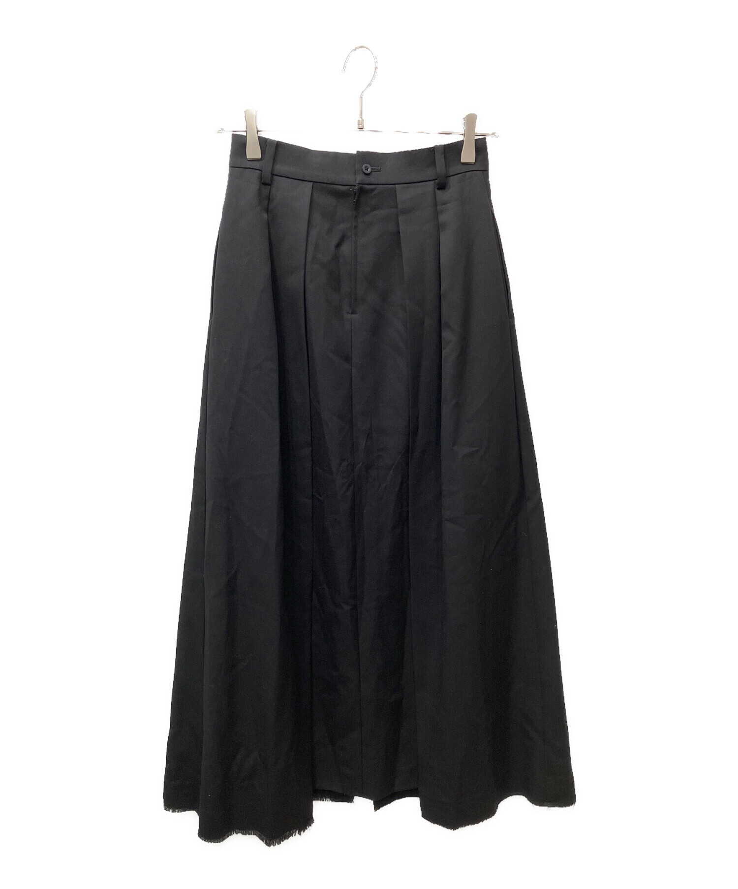 アイレネ　スカート 36サイズ 中古・古着通販】IRENE (アイレネ) ウールツイルスカート ブラック