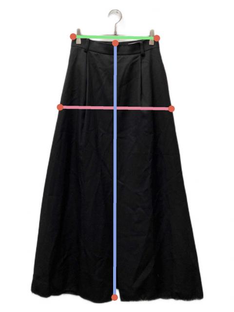 中古・古着通販】IRENE (アイレネ) ウールツイルスカート ブラック