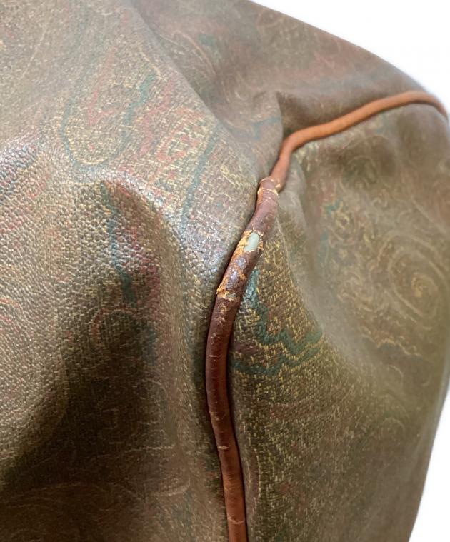 中古・古着通販】ETRO (エトロ) ペイズリー柄ボストンバッグ ブラウン