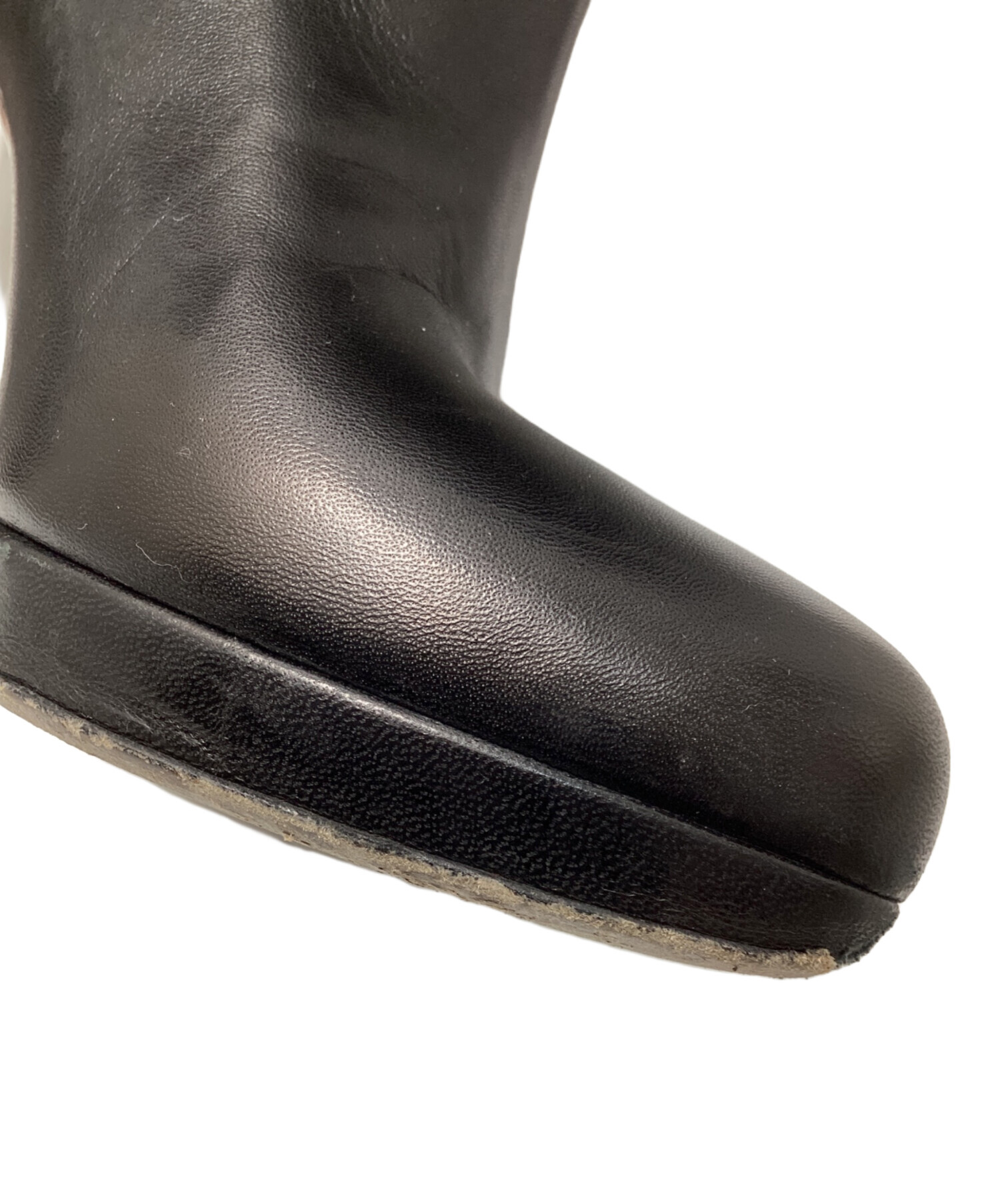 中古・古着通販】PRADA (プラダ) ヒールロングブーツ ブラック サイズ