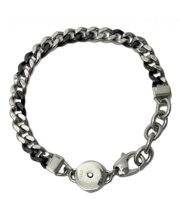 中古・古着通販】DIESEL (ディーゼル) チェーンブレスレット シルバー
