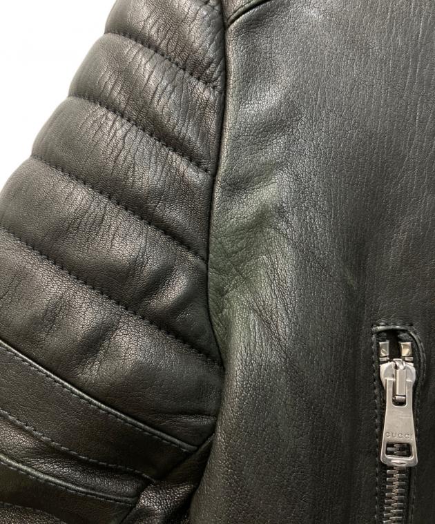 中古・古着通販】GUCCI (グッチ) キルティングパデット ラムレザー