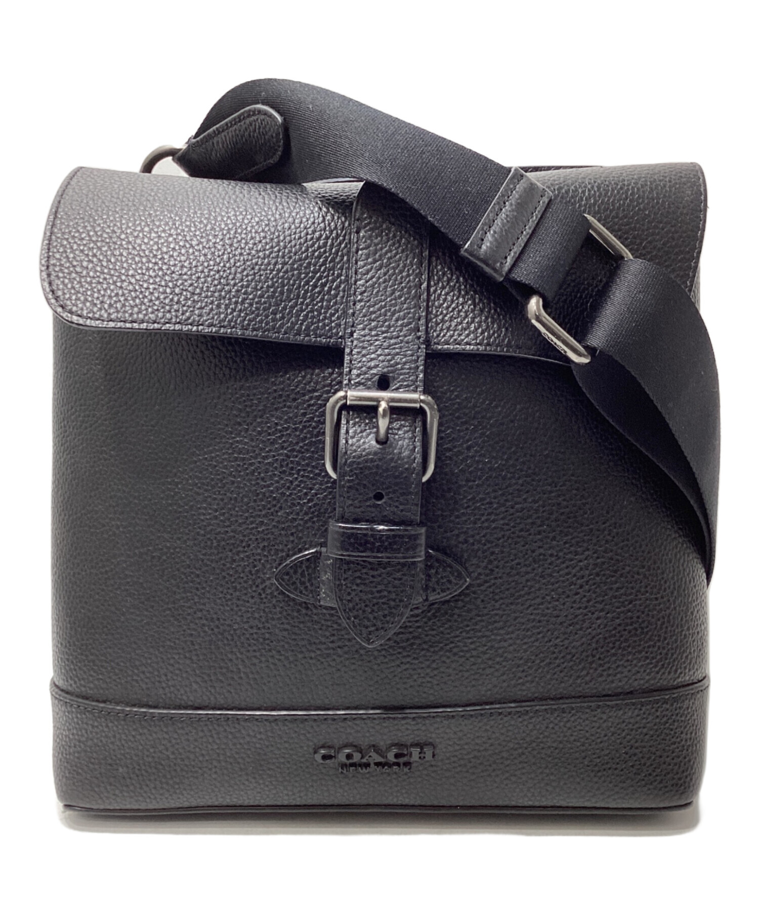 中古・古着通販】COACH (コーチ) ハドソンショルダーバッグ ブラック