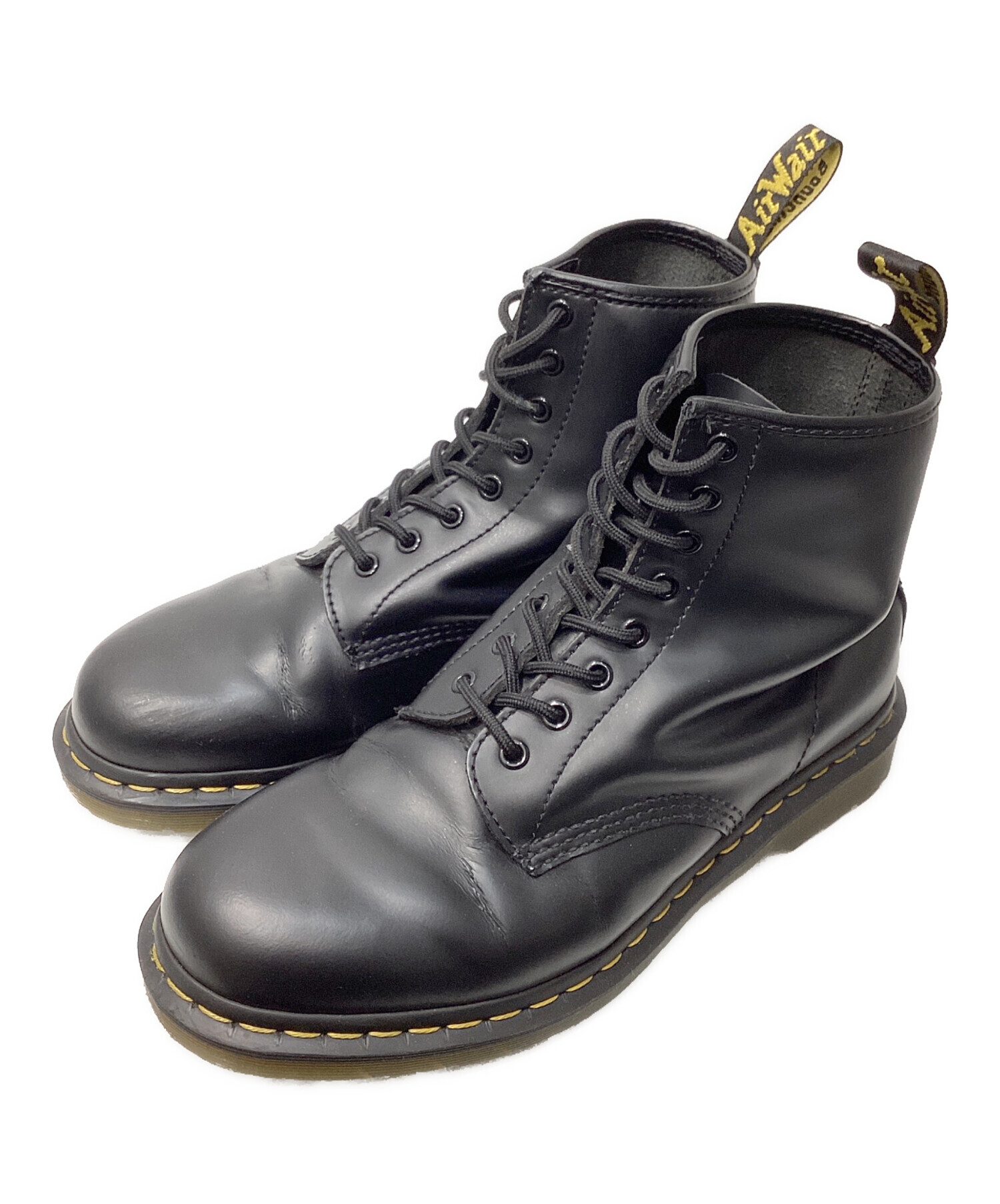 Dr. Martens 8ホール ブーツ ブラック UK9 中古・古着通販】Dr.Martens (ドクターマーチン) 8ホールブーツ