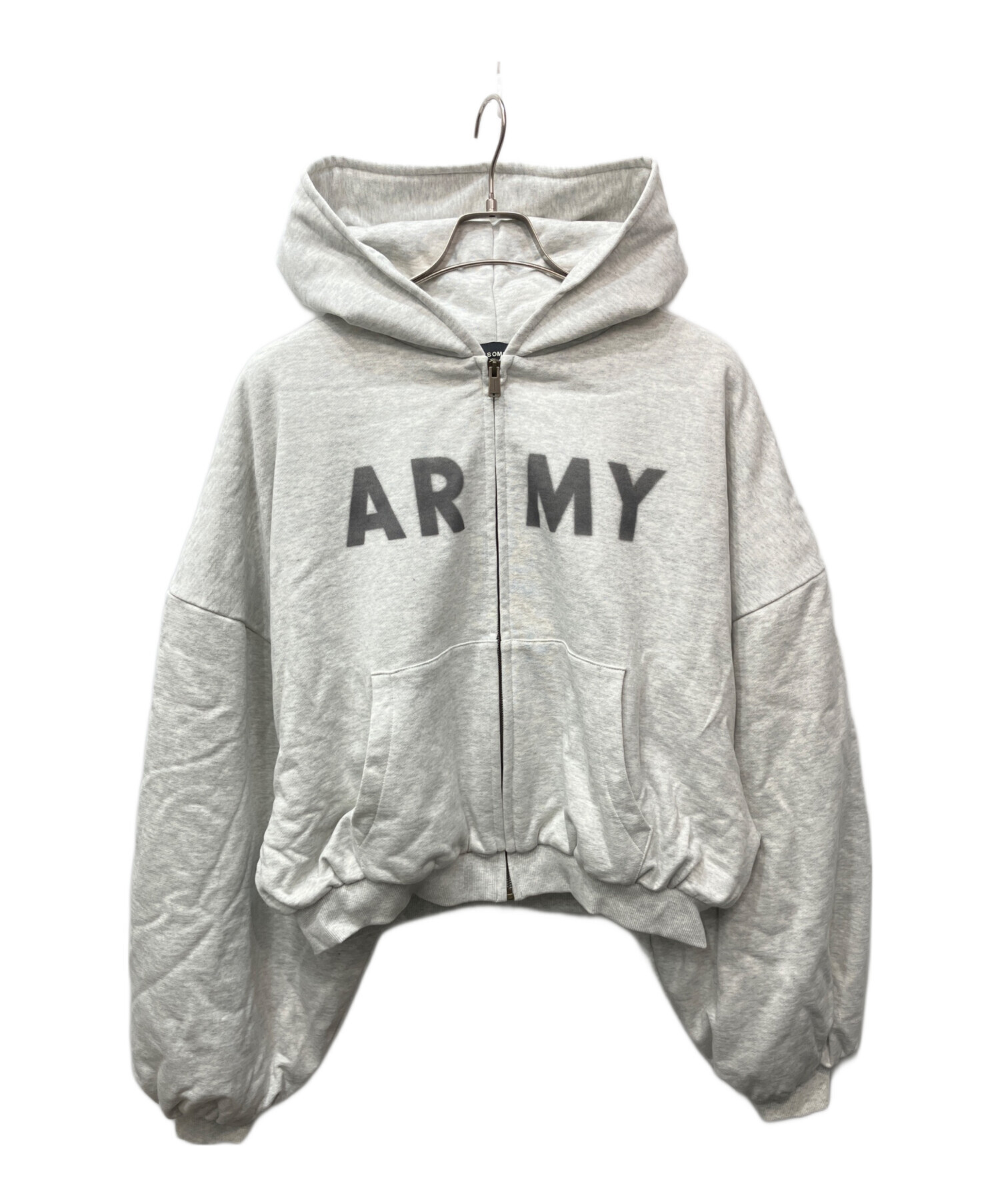 トップス FORSOMEONE SWEAT PUFFER HOODIE 中古・古着通販】FORSOMEONE (フォーサムワン) FO SWEAT PUFFER HOODIE