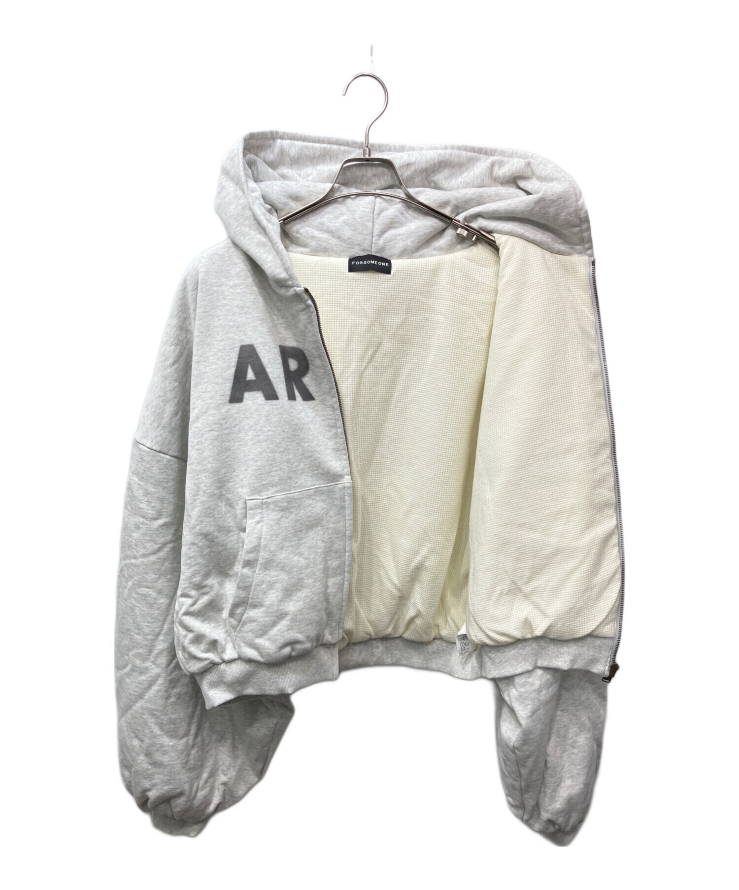 トップス FORSOMEONE SWEAT PUFFER HOODIE 中古・古着通販】FORSOMEONE (フォーサムワン) FO SWEAT PUFFER HOODIE