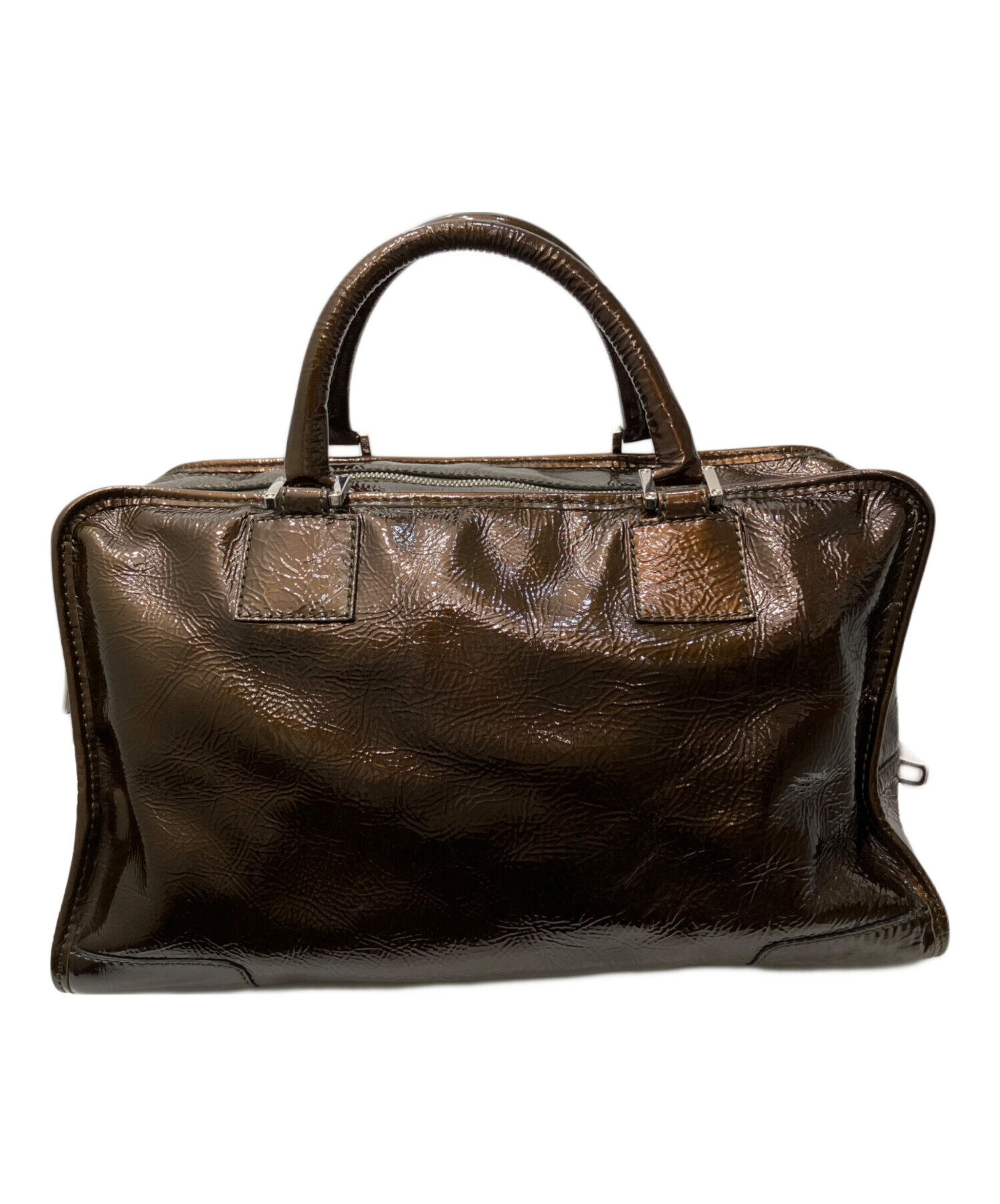 中古・古着通販】LOEWE (ロエベ) アマソナ36 ハンドバッグ ベージュ
