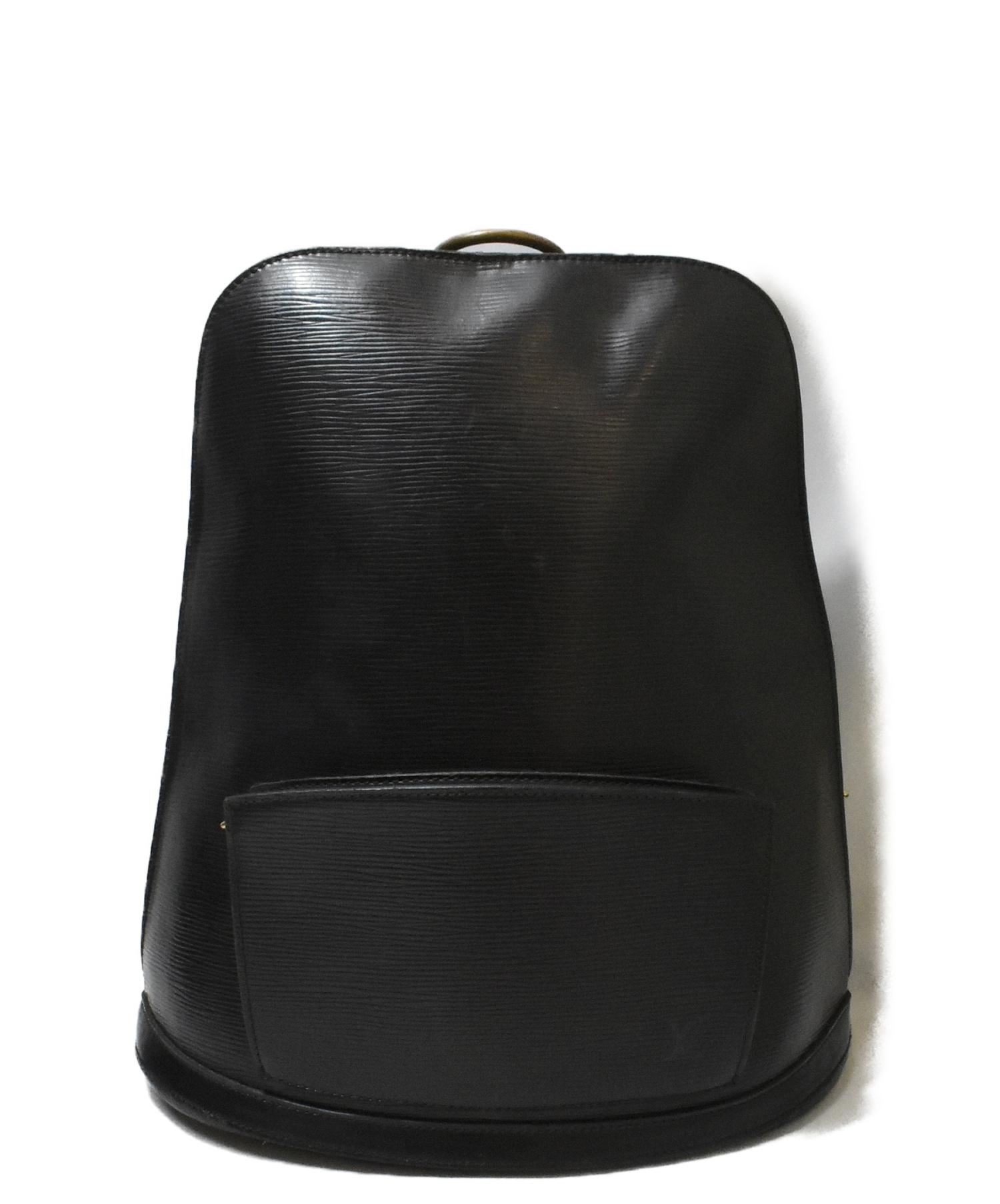 LOUIS VUITTON エピ コブラン リュック ブラック ビジネス 黒 中古・古着通販】LOUIS VUITTON (ルイヴィトン) ゴブラン/リュック