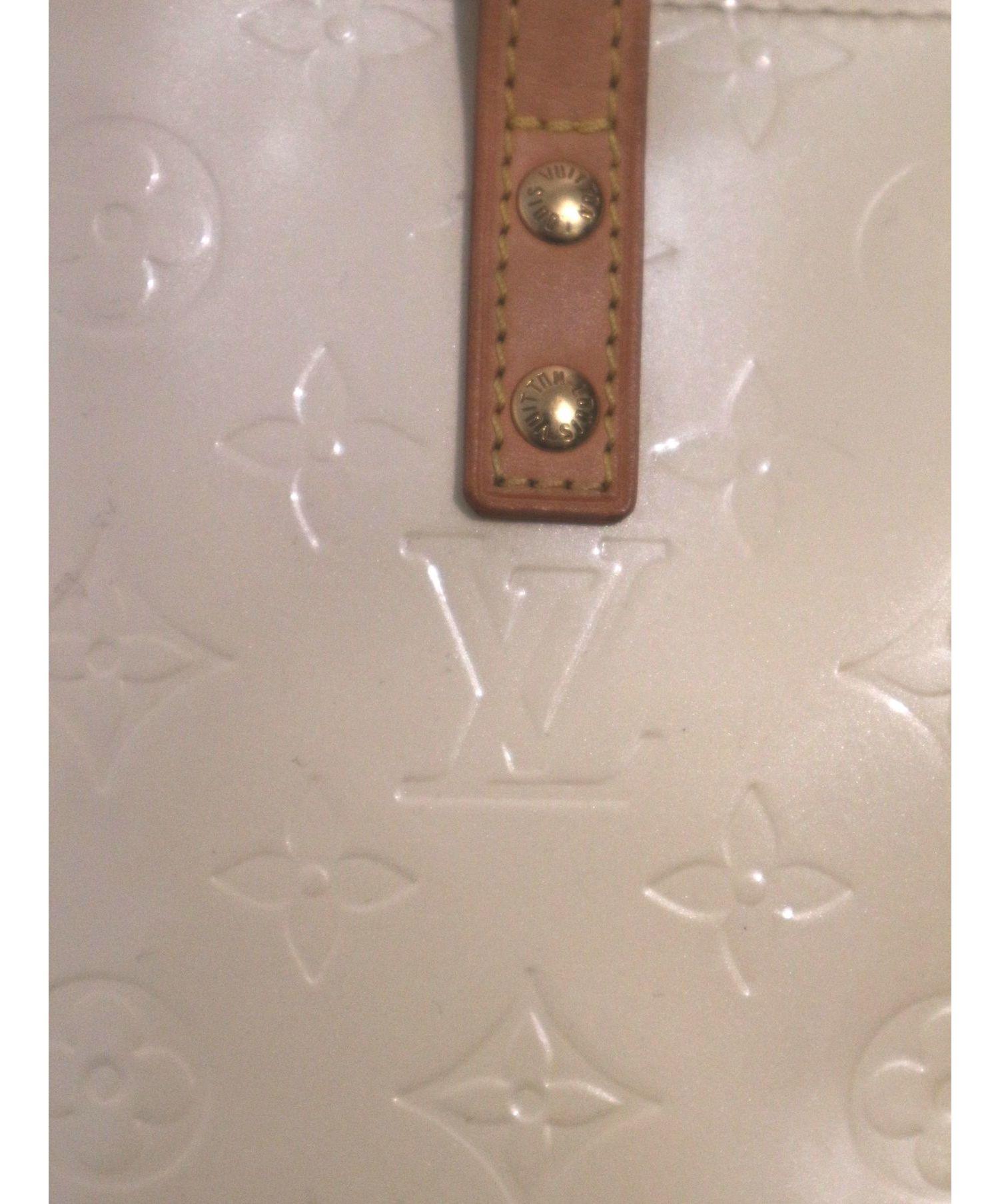 Louis Vuitton ヴェルニ　リードPM ホワイト 中古・古着通販】LOUIS VUITTON (ルイヴィトン) ヴェルニ リードPM