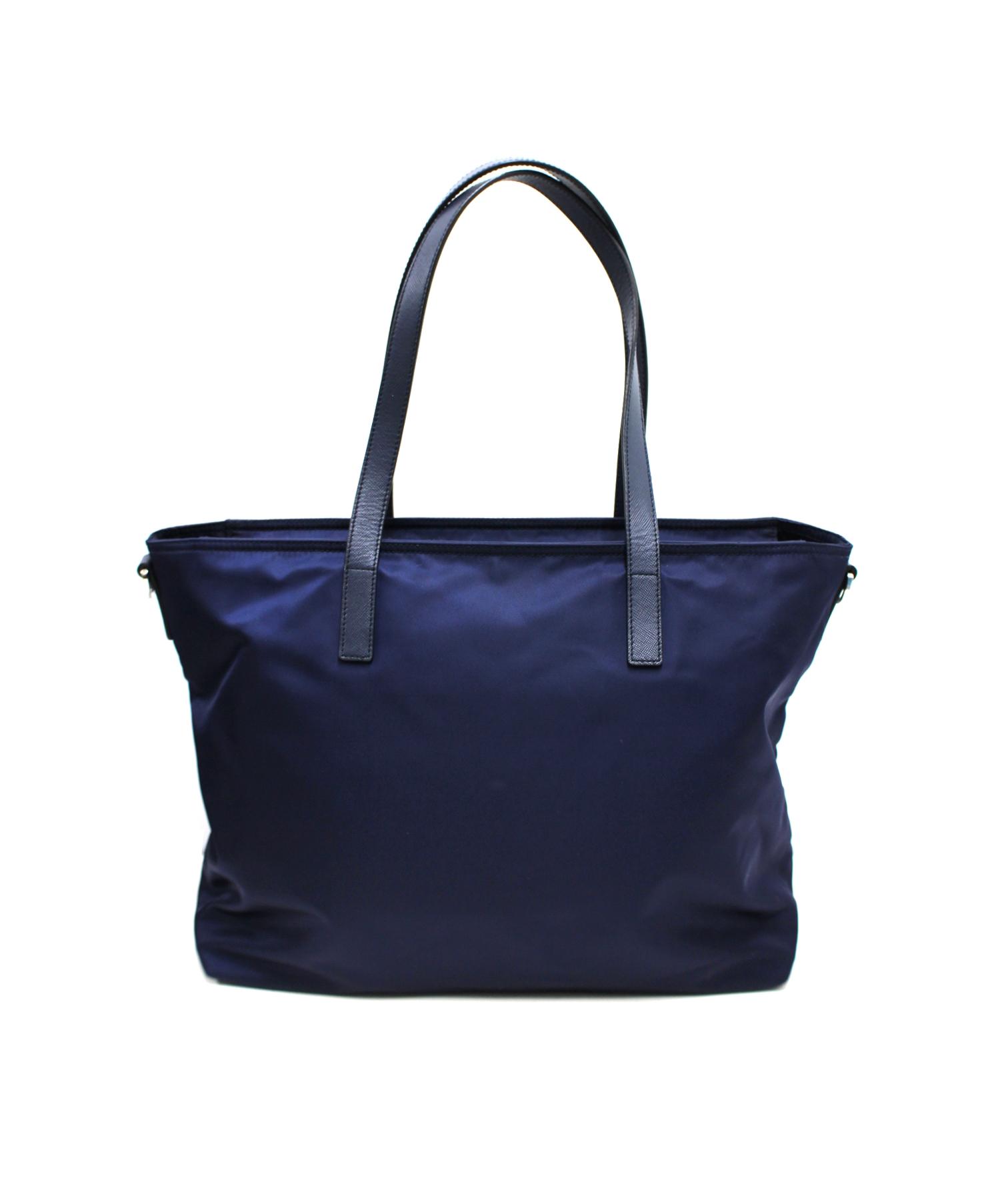 中古・古着通販】PRADA (プラダ) トートバッグ ネイビー VELA 