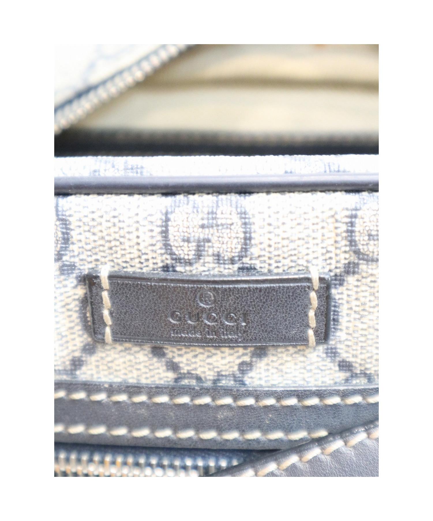 GUCCI グレー ショルダーバッグ　新品未使用 中古・古着通販】GUCCI (グッチ) ショルダーバッグ グレー GG 233268