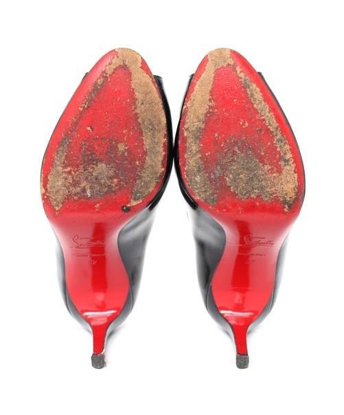 【未使用】Christian Louboutin　オープントゥ　パンプス　❤︎ Christian Louboutin クリスチャンルブタン オープントゥパンプス