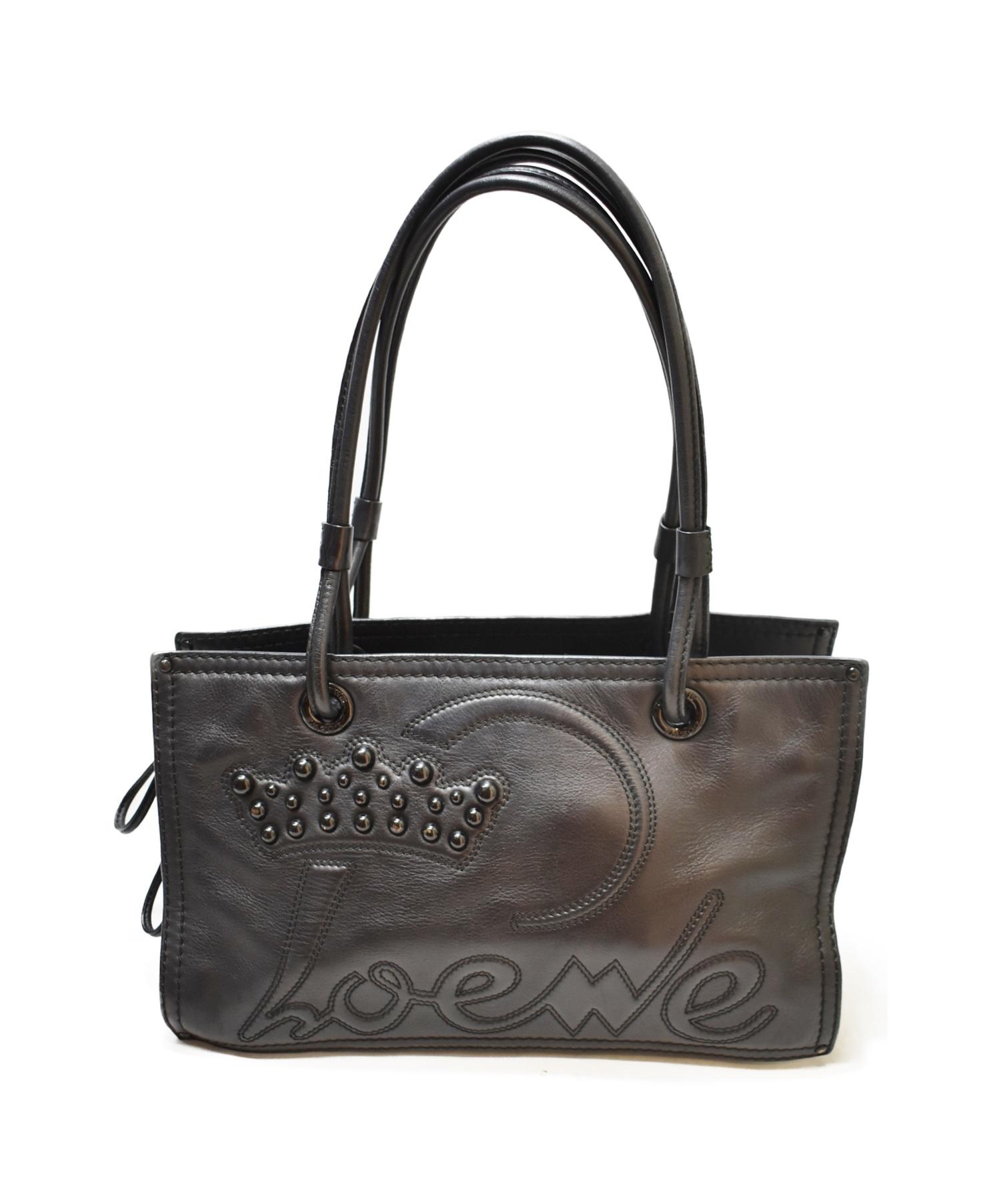 中古・古着通販】LOEWE (ロエベ) ショッパートートバッグ ブラック 