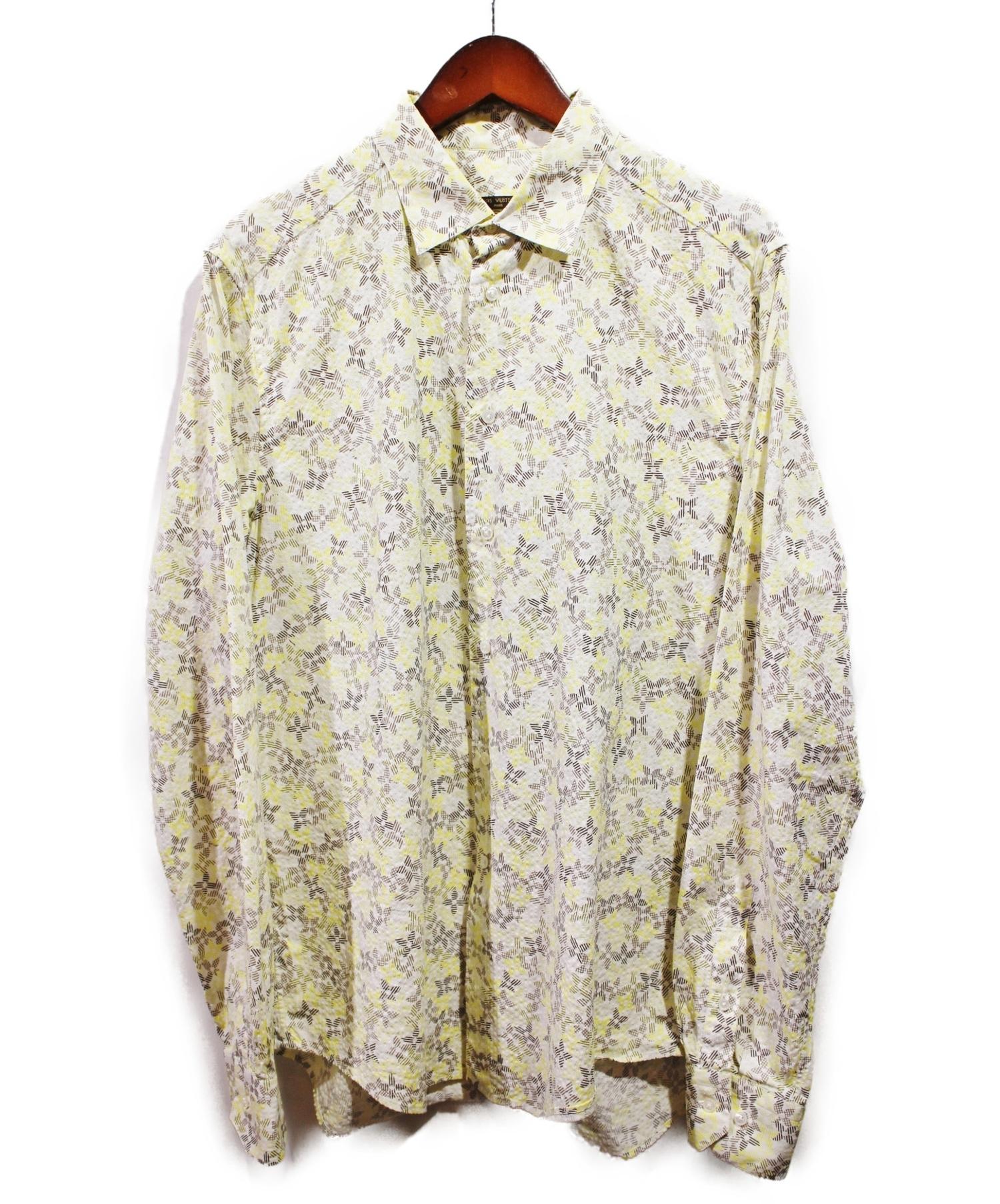 LOUIS VUITTON 花柄シャツ M 中古・古着通販】LOUIS VUITTON (ルイ・ヴィトン) モノグラムフラワー