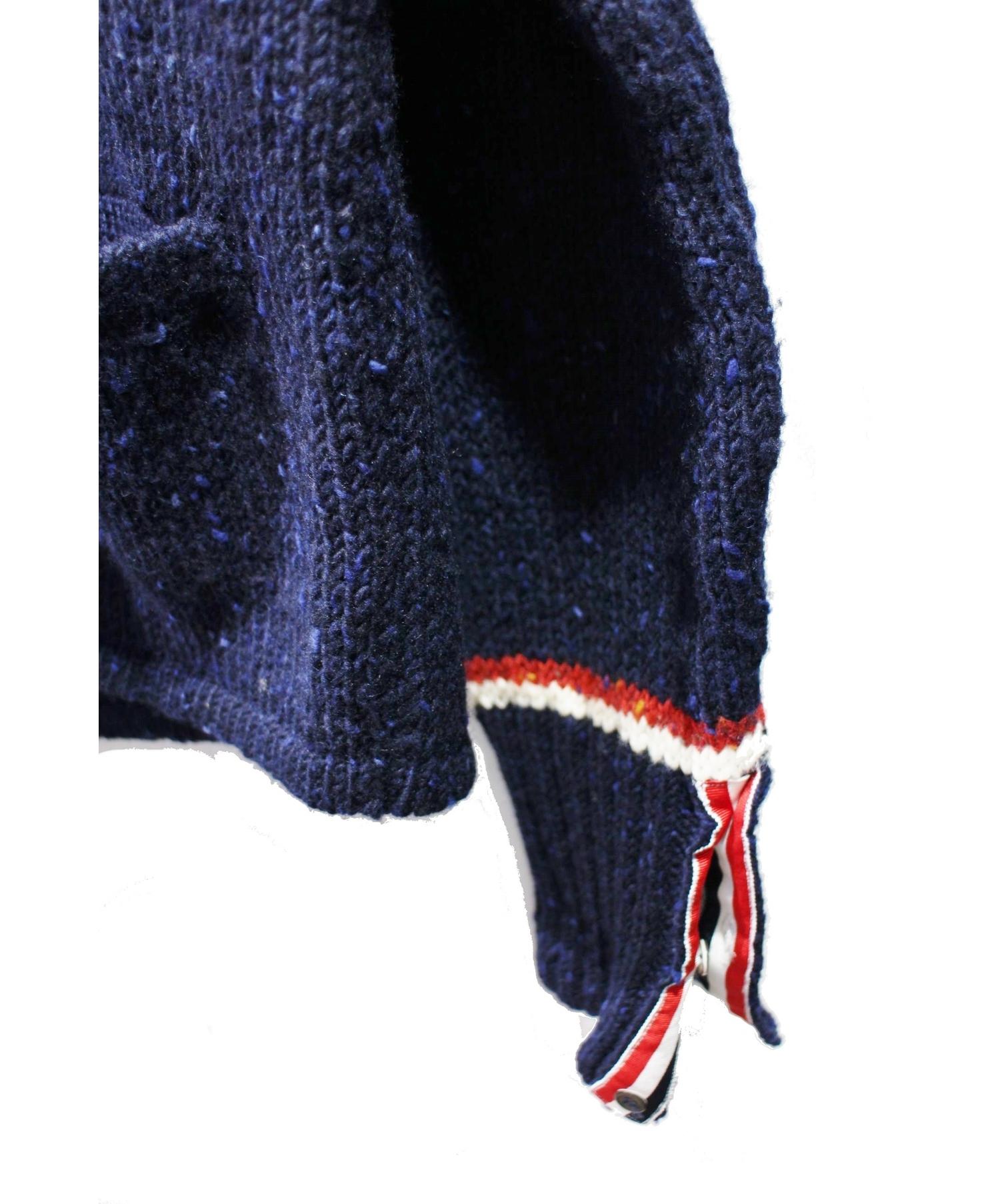 中古・古着通販】THOM BROWNE (トム ブラウン) ショールカラーニット 