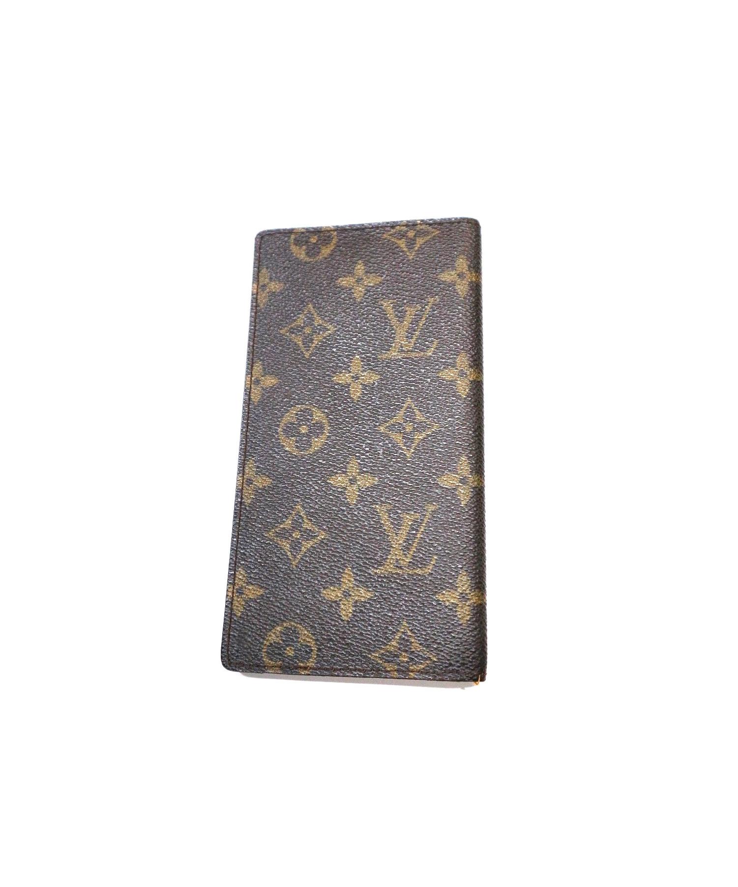 中古・古着通販】LOUIS VUITTON (ルイヴィトン) 小切手ケース ブラウン