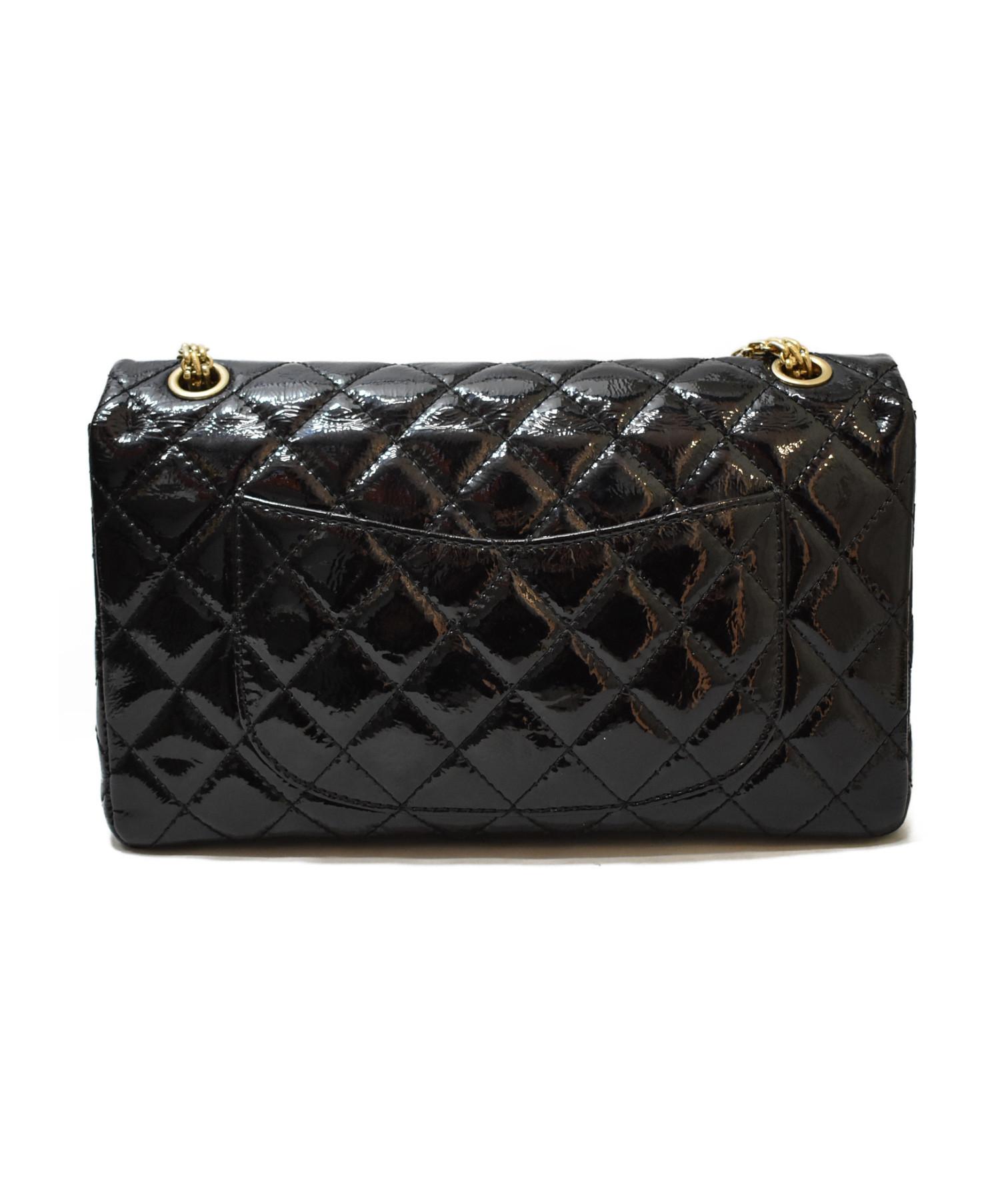 中古・古着通販】CHANEL (シャネル) パテントチェーンショルダーバッグ 