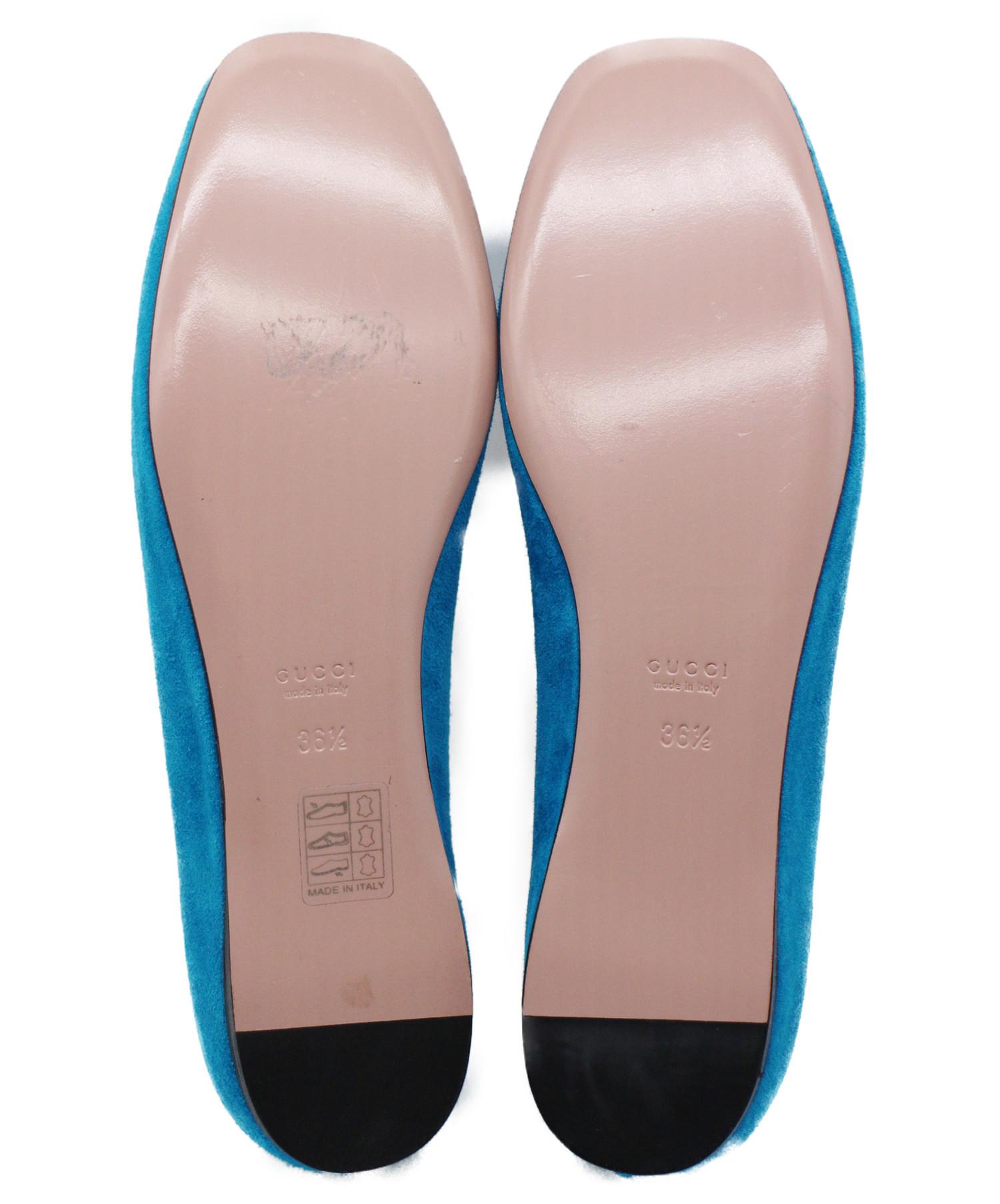 中古・古着通販】GUCCI (グッチ) スパークリングGG フラットシューズ