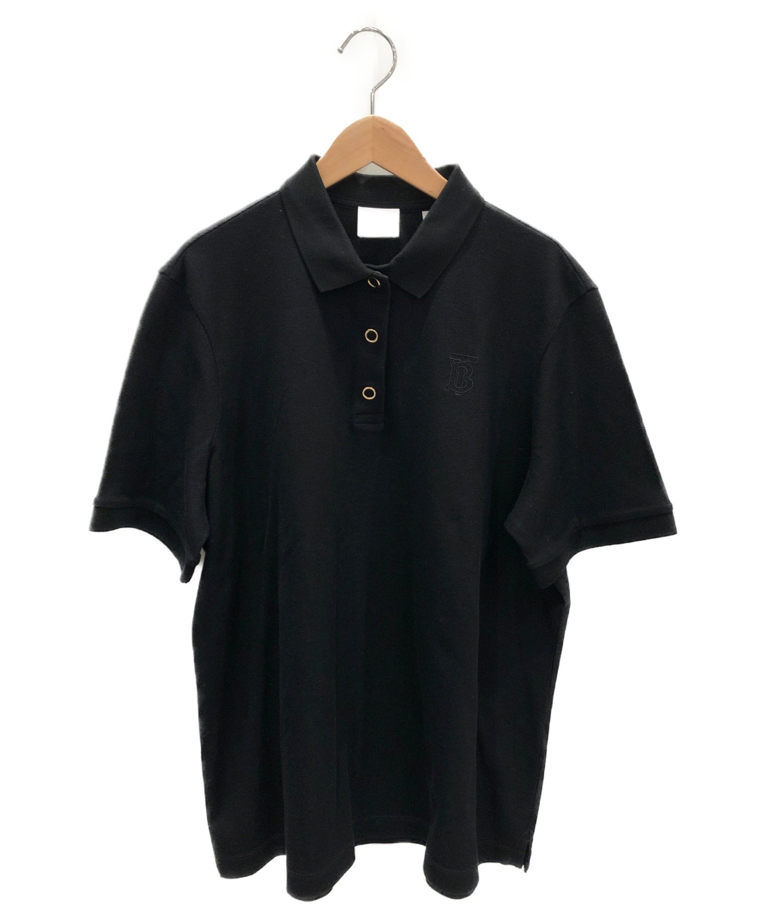 中古・古着通販】BURBERRY (バーバリー) MALLECOポロシャツ ブラック 