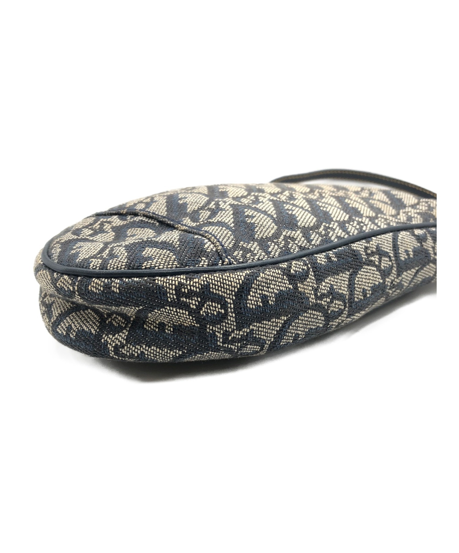 Christian Dior サドルポーチ ガリアーノ期ヴィンテージ トロッター Christian Dior サドルポーチ ガリアーノ期ヴィンテージ トロッター